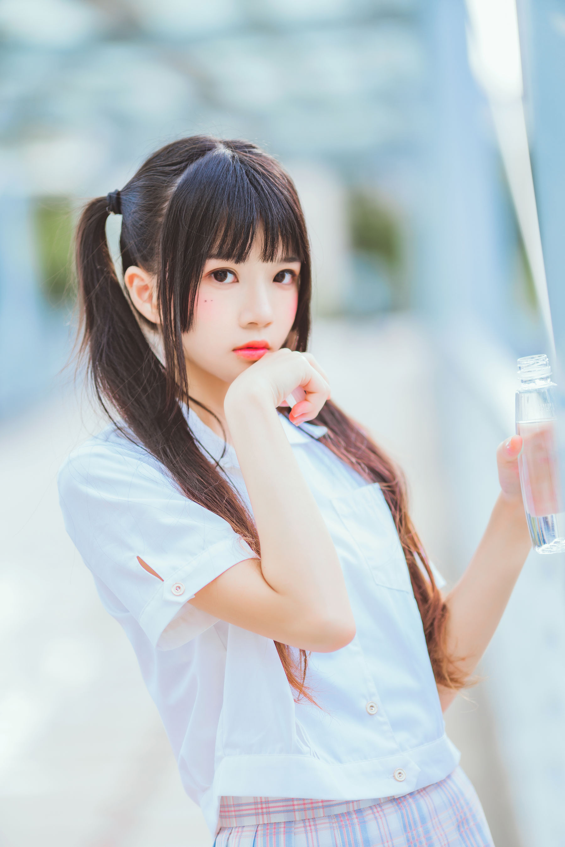[COS福利] 桜桃喵 - 少女之浅色系