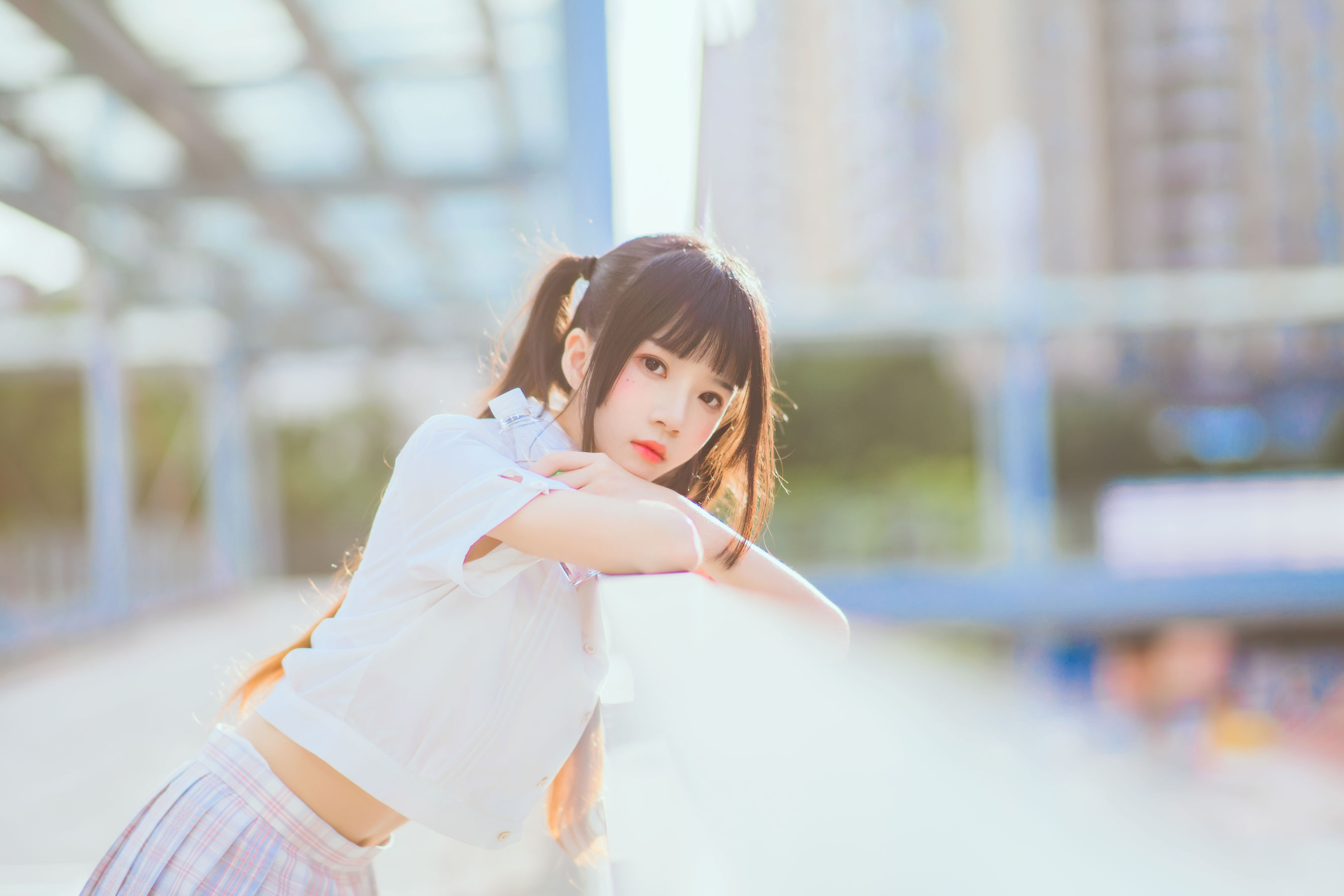 [COS福利] 桜桃喵 - 少女之浅色系