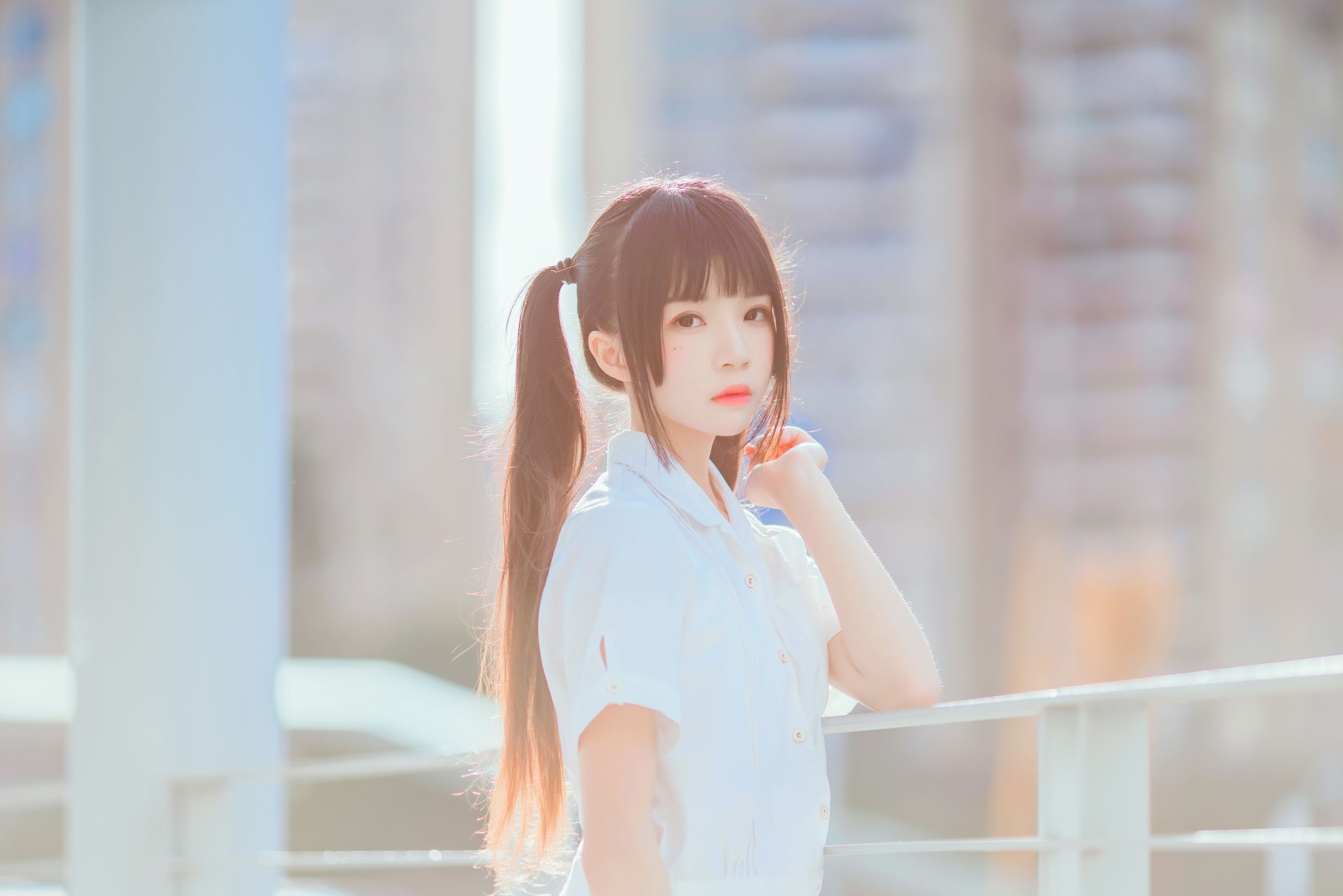 [COS福利] 桜桃喵 - 少女之浅色系