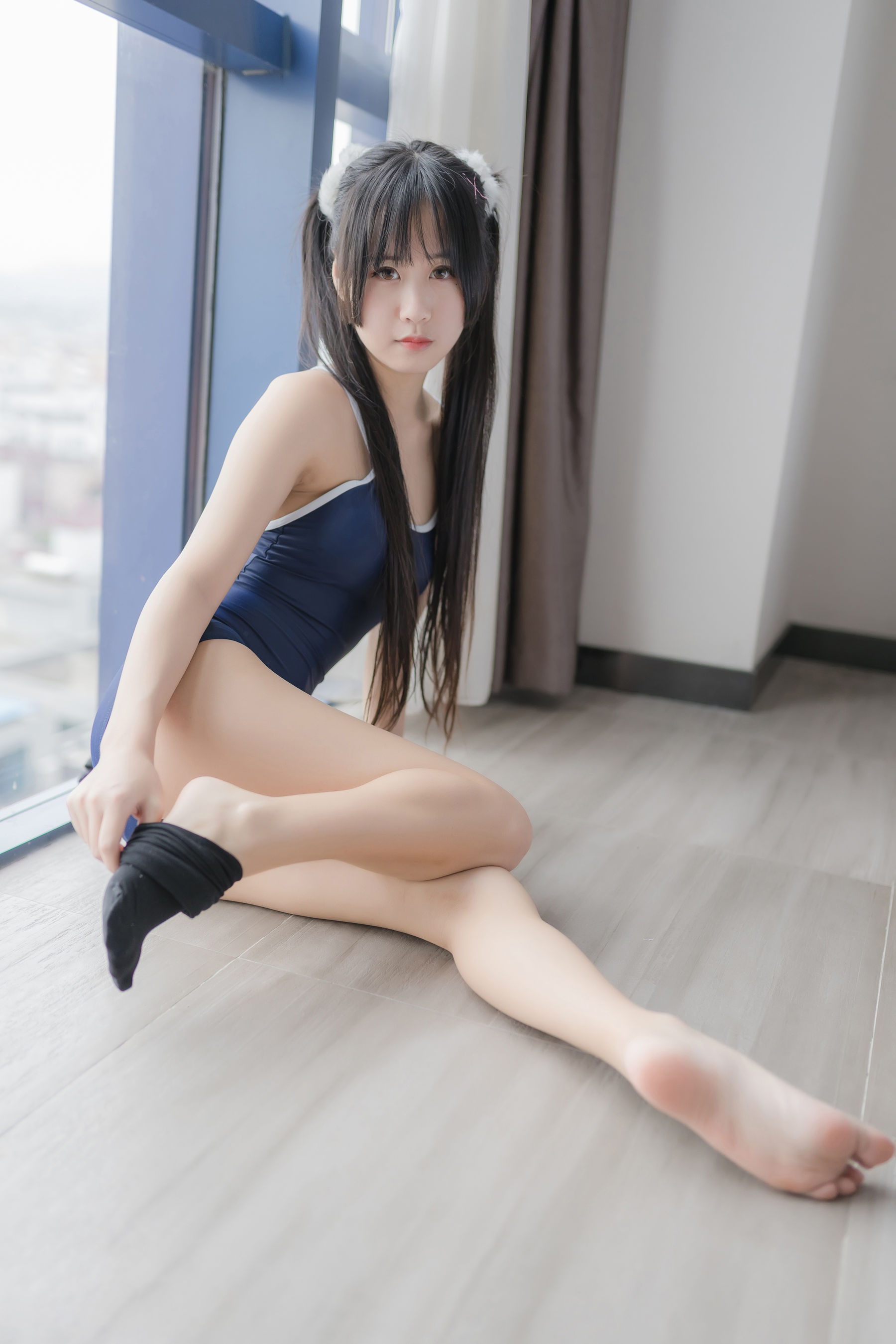 [COS福利] 阳光美少女萌芽儿o0 - 双马尾死水库