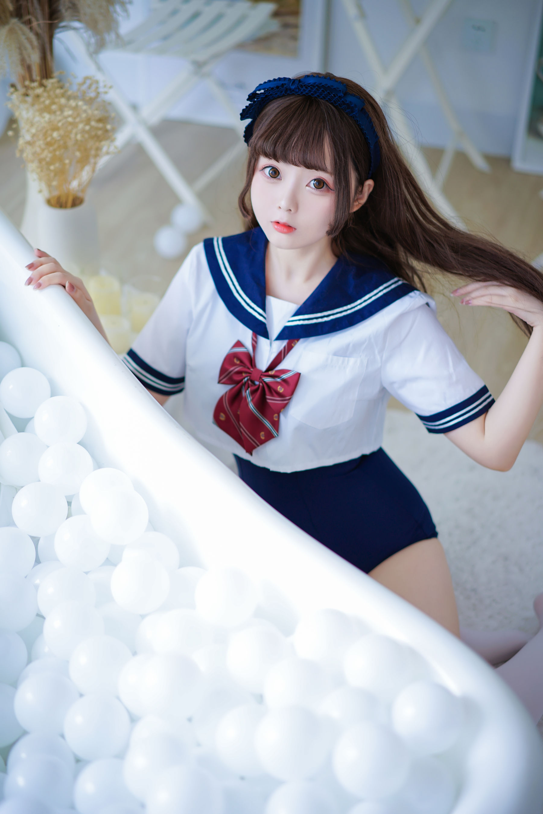 [COS福利] Cosplay日奈娇 - 制服死库水