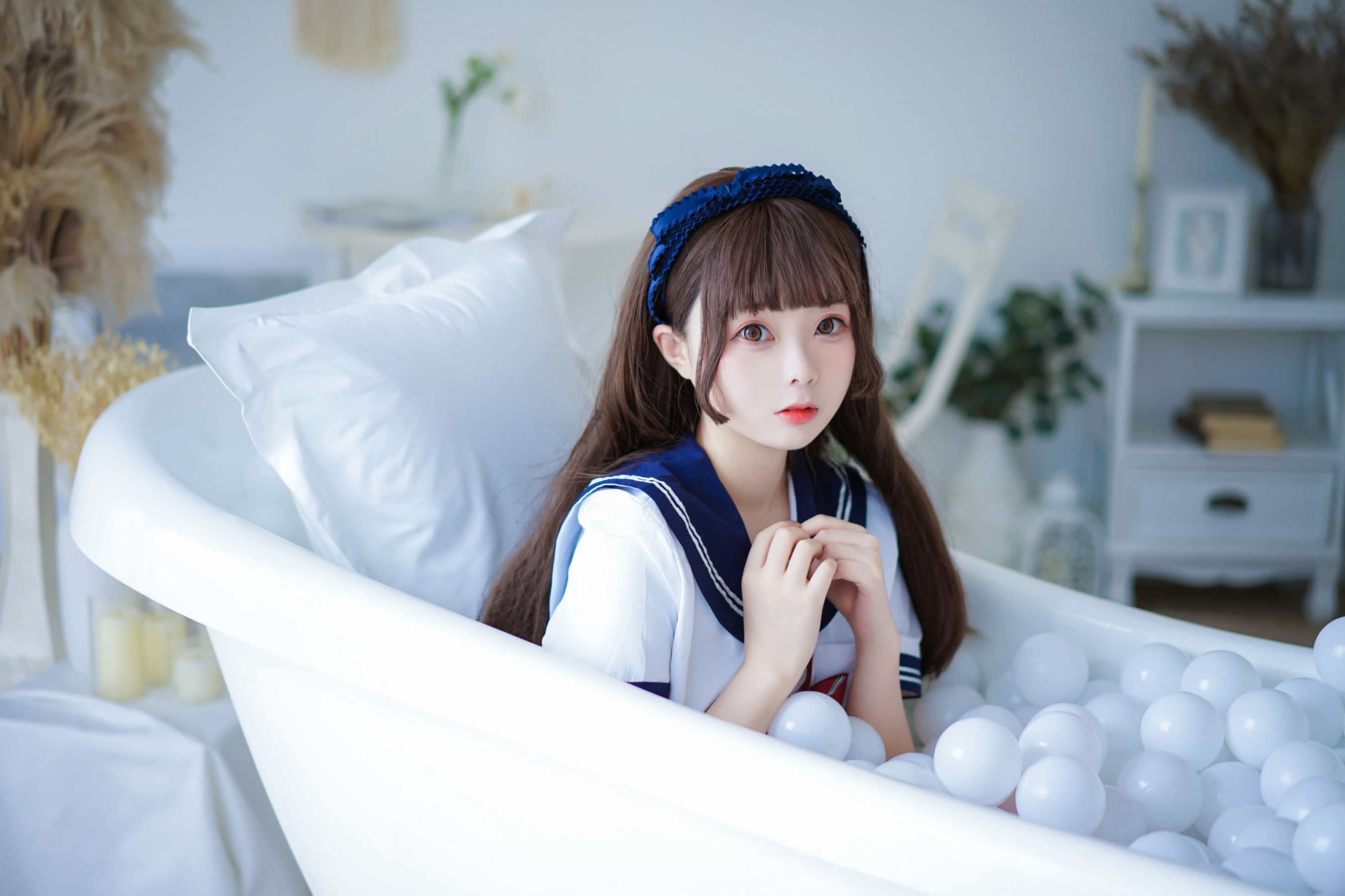 [COS福利] Cosplay日奈娇 - 制服死库水