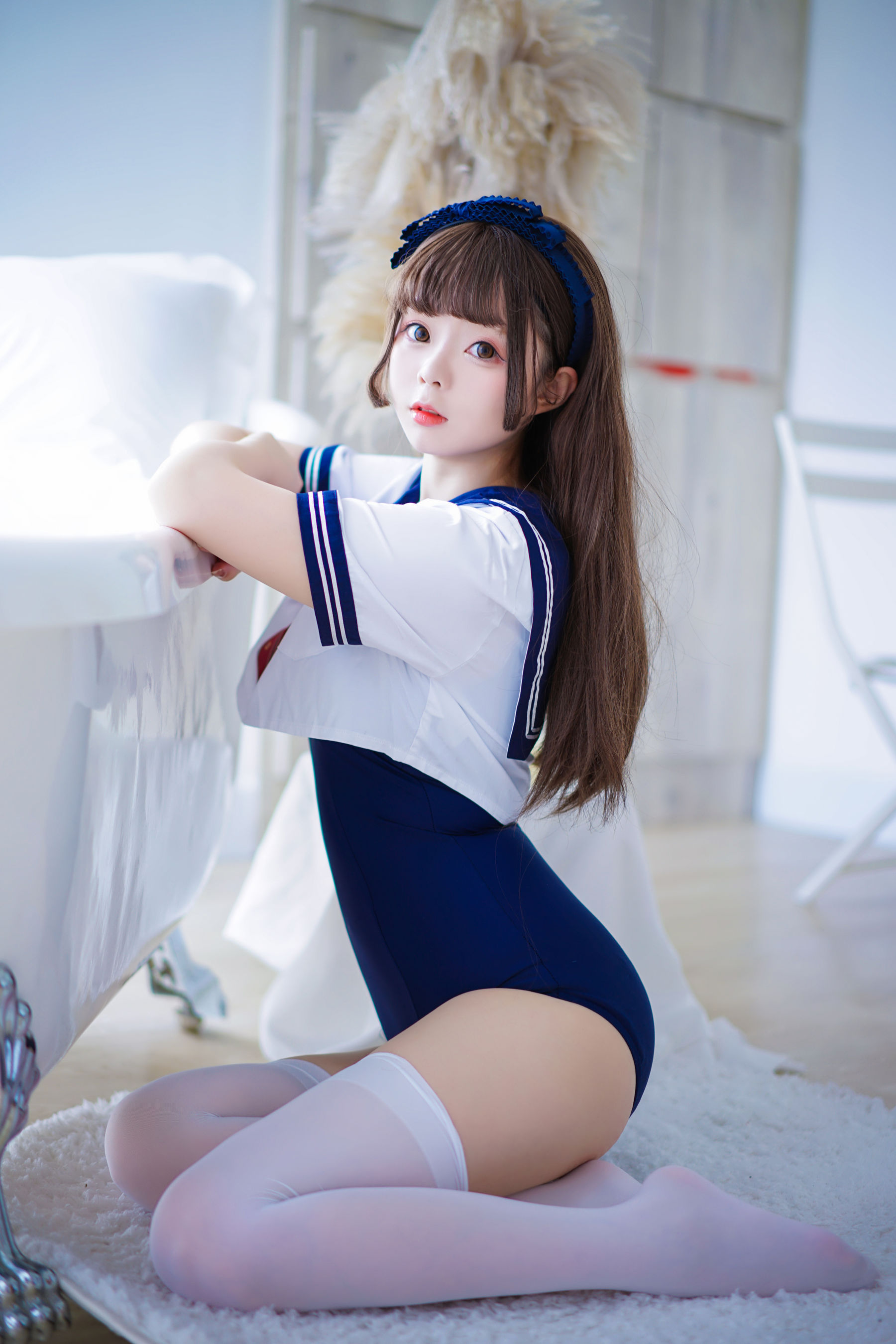 [COS福利] Cosplay日奈娇 - 制服死库水