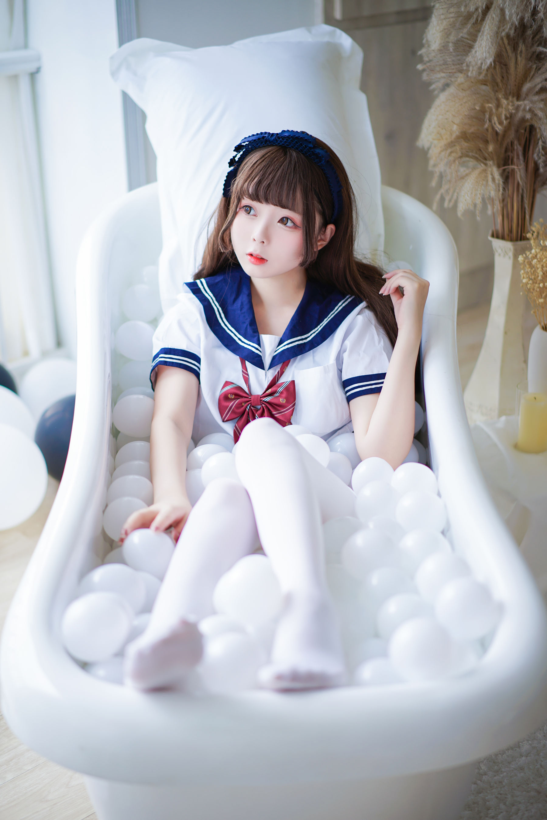 [COS福利] Cosplay日奈娇 - 制服死库水