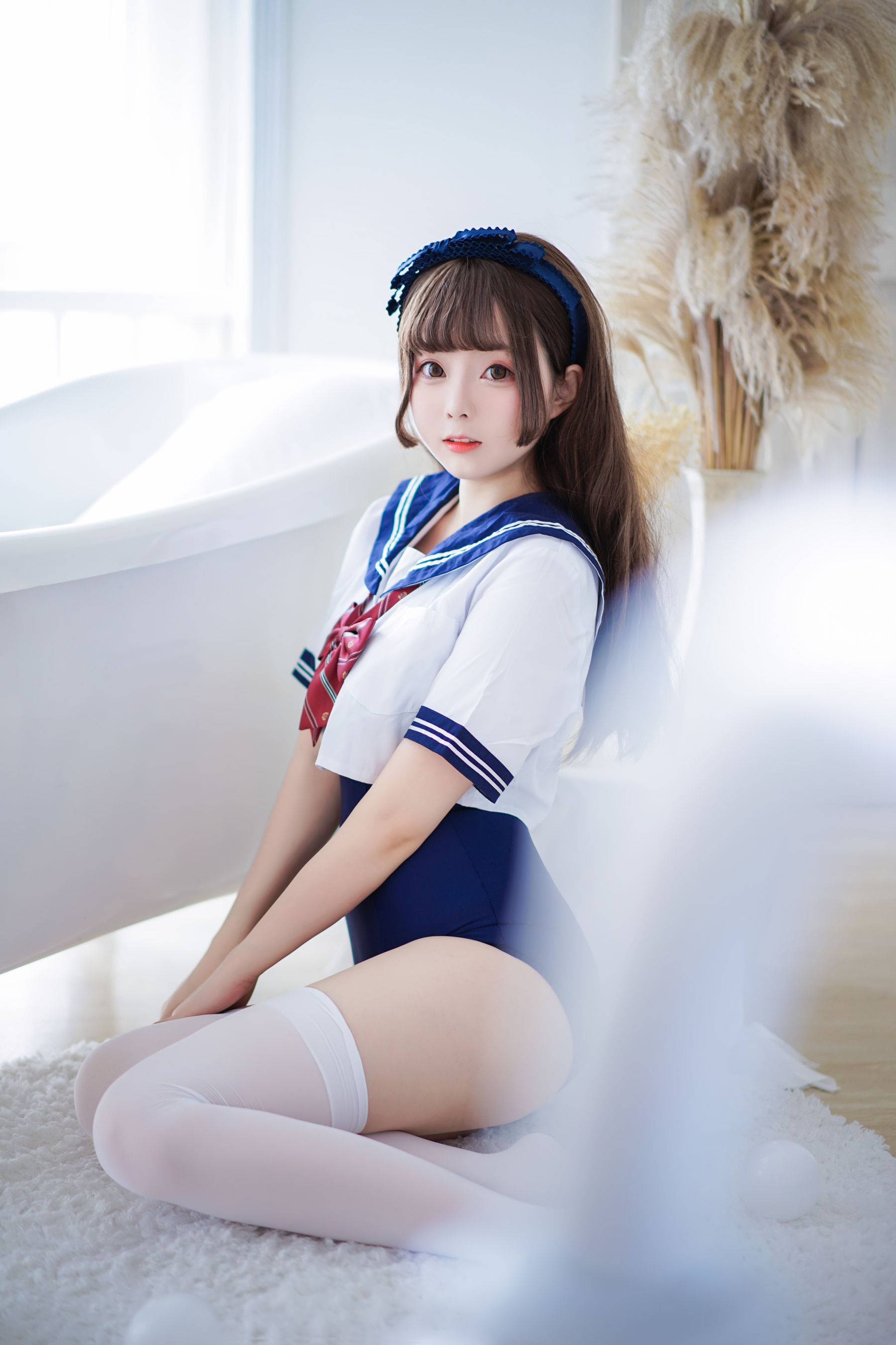 [COS福利] Cosplay日奈娇 - 制服死库水