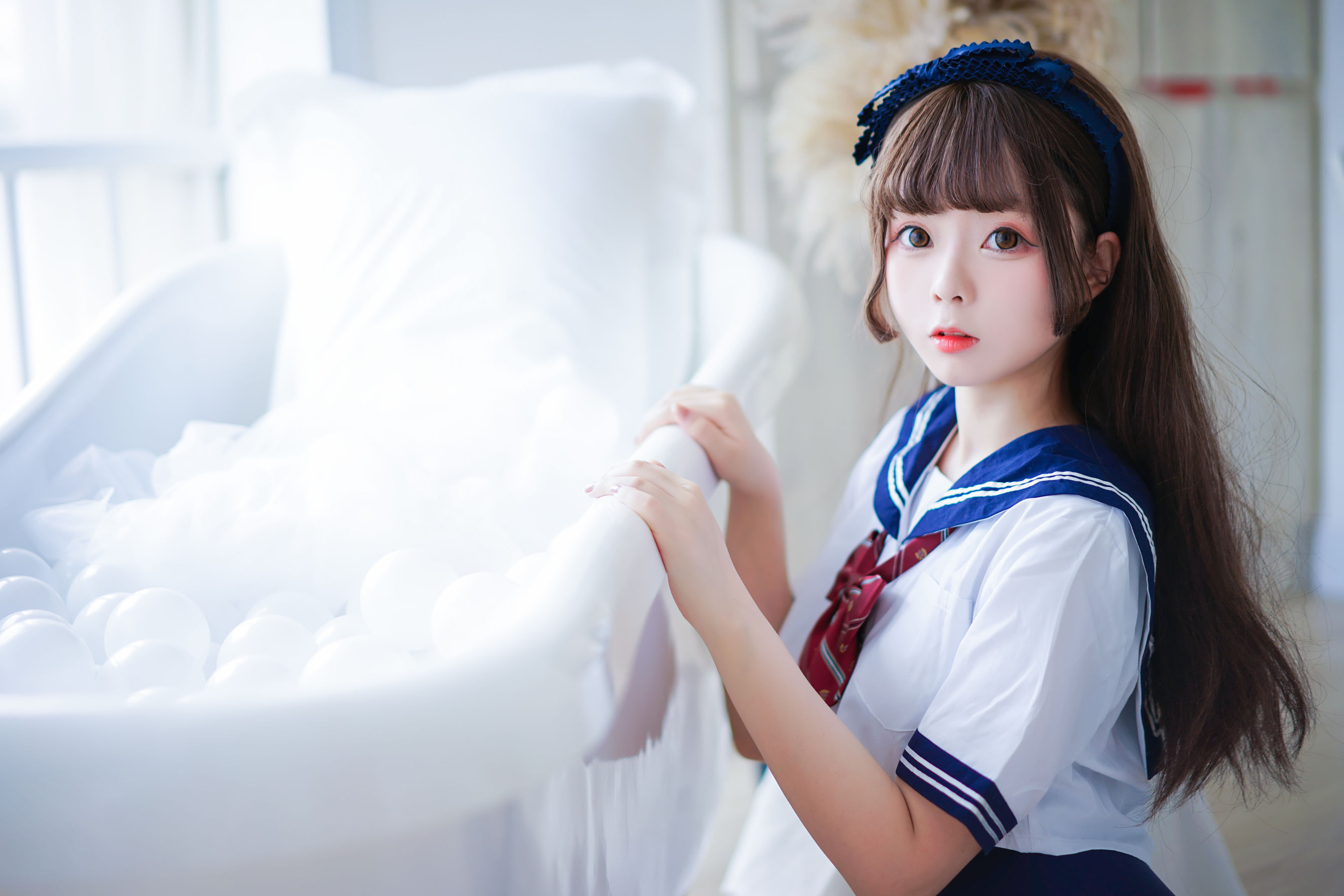 [COS福利] Cosplay日奈娇 - 制服死库水