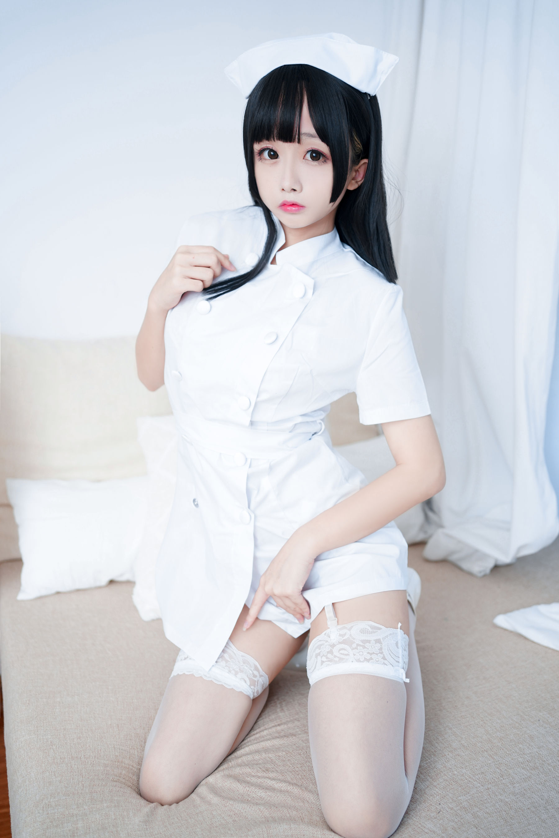 [COS福利] Cosplay日奈娇 - 纯白护士