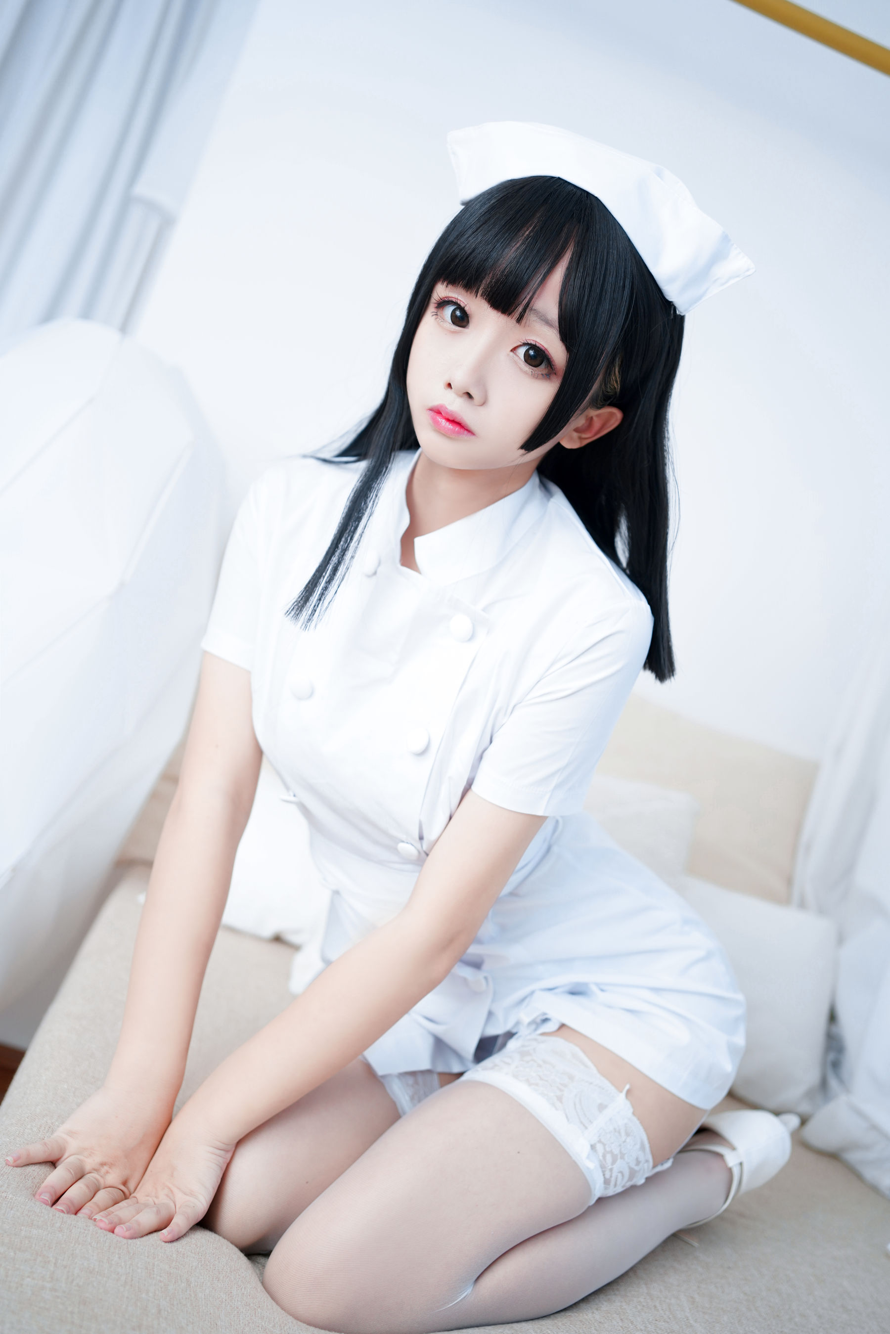 [COS福利] Cosplay日奈娇 - 纯白护士