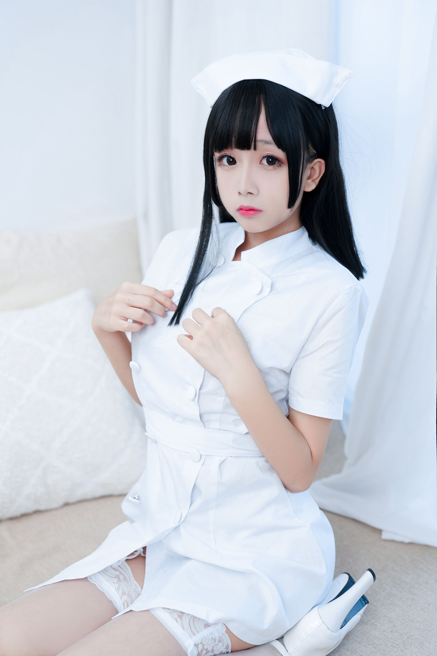 [COS福利] Cosplay日奈娇 - 纯白护士