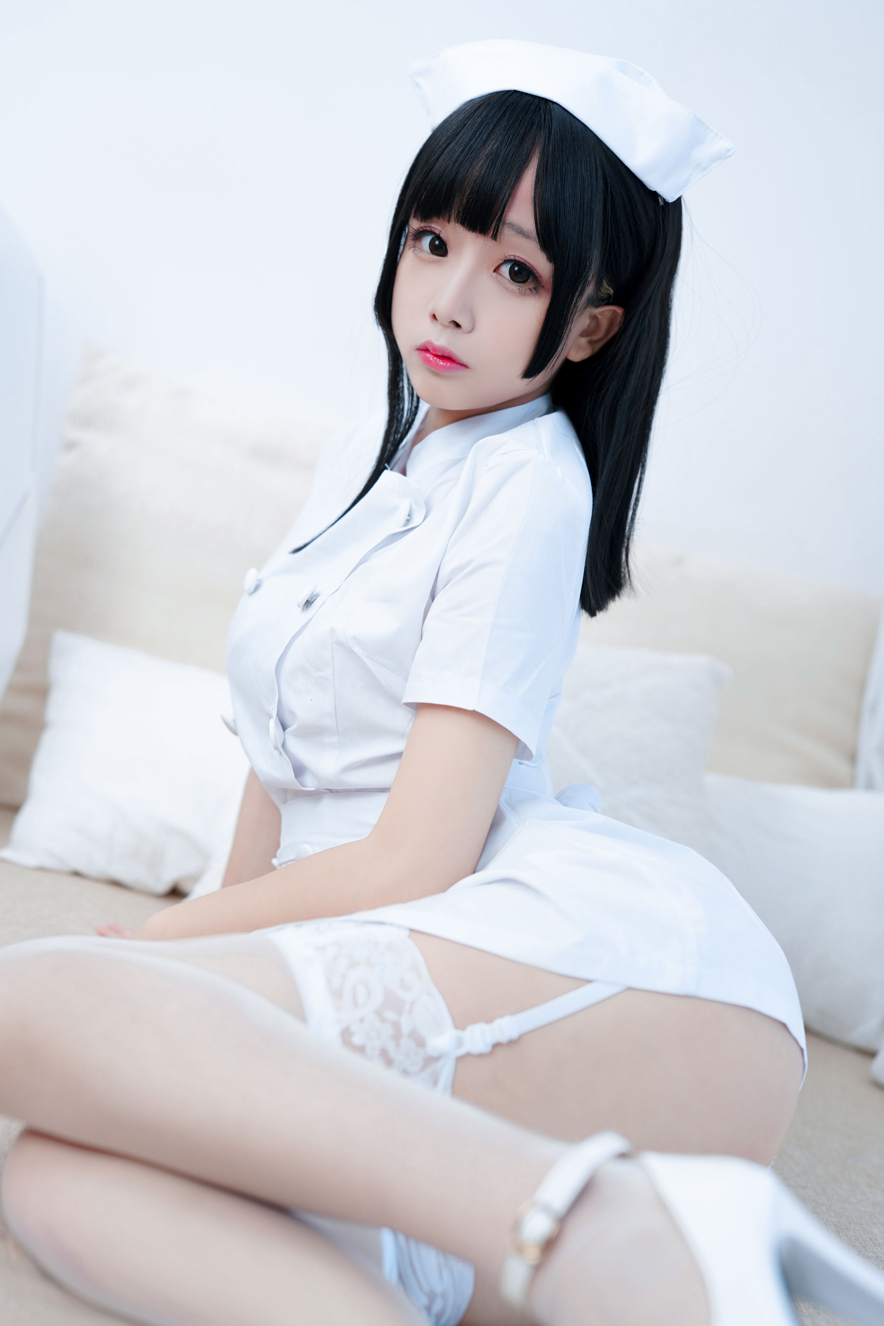 [COS福利] Cosplay日奈娇 - 纯白护士