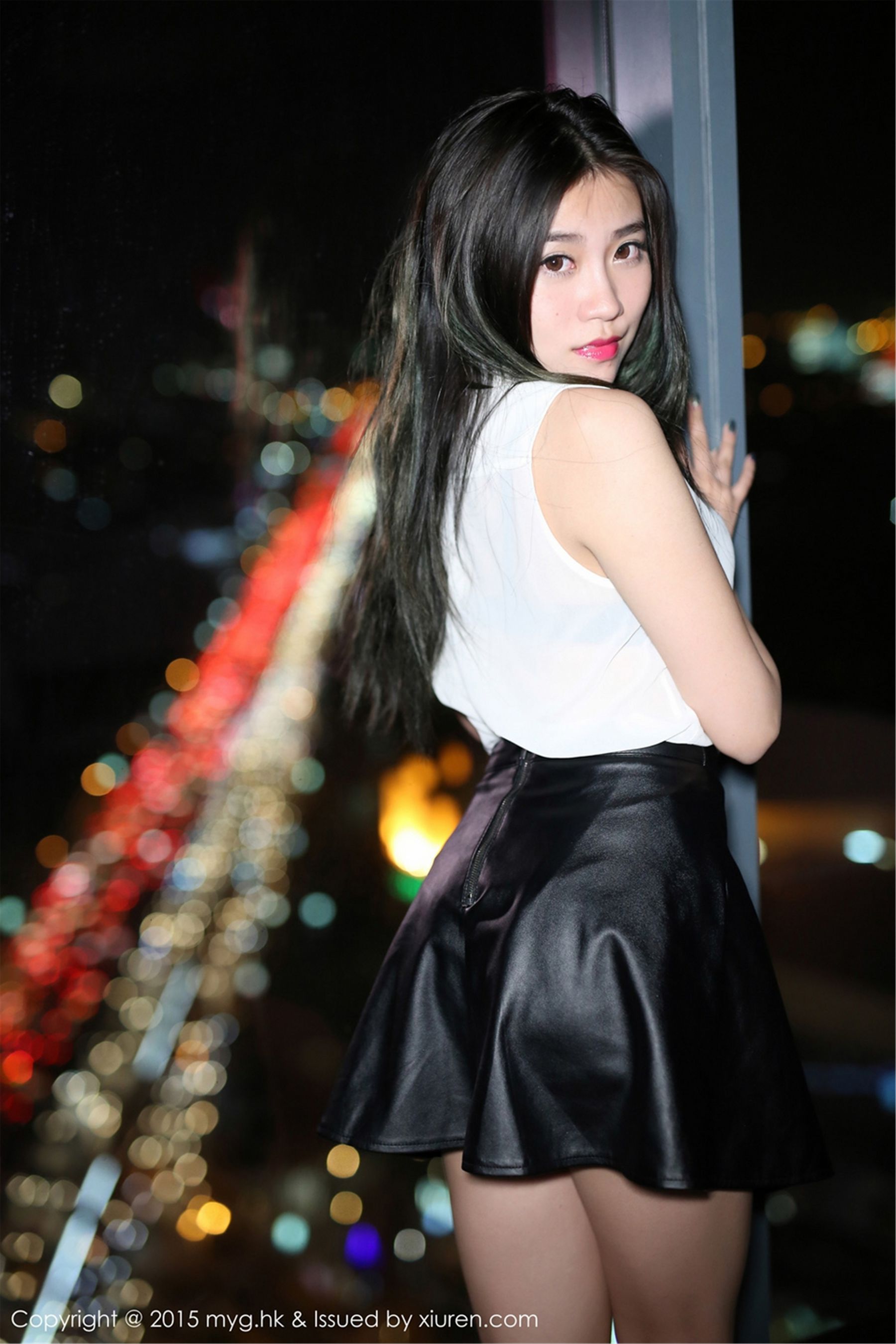 许诺Sabrina《泰国旅拍》性感内衣+圣诞装 [美媛馆MyGirl] Vol.090