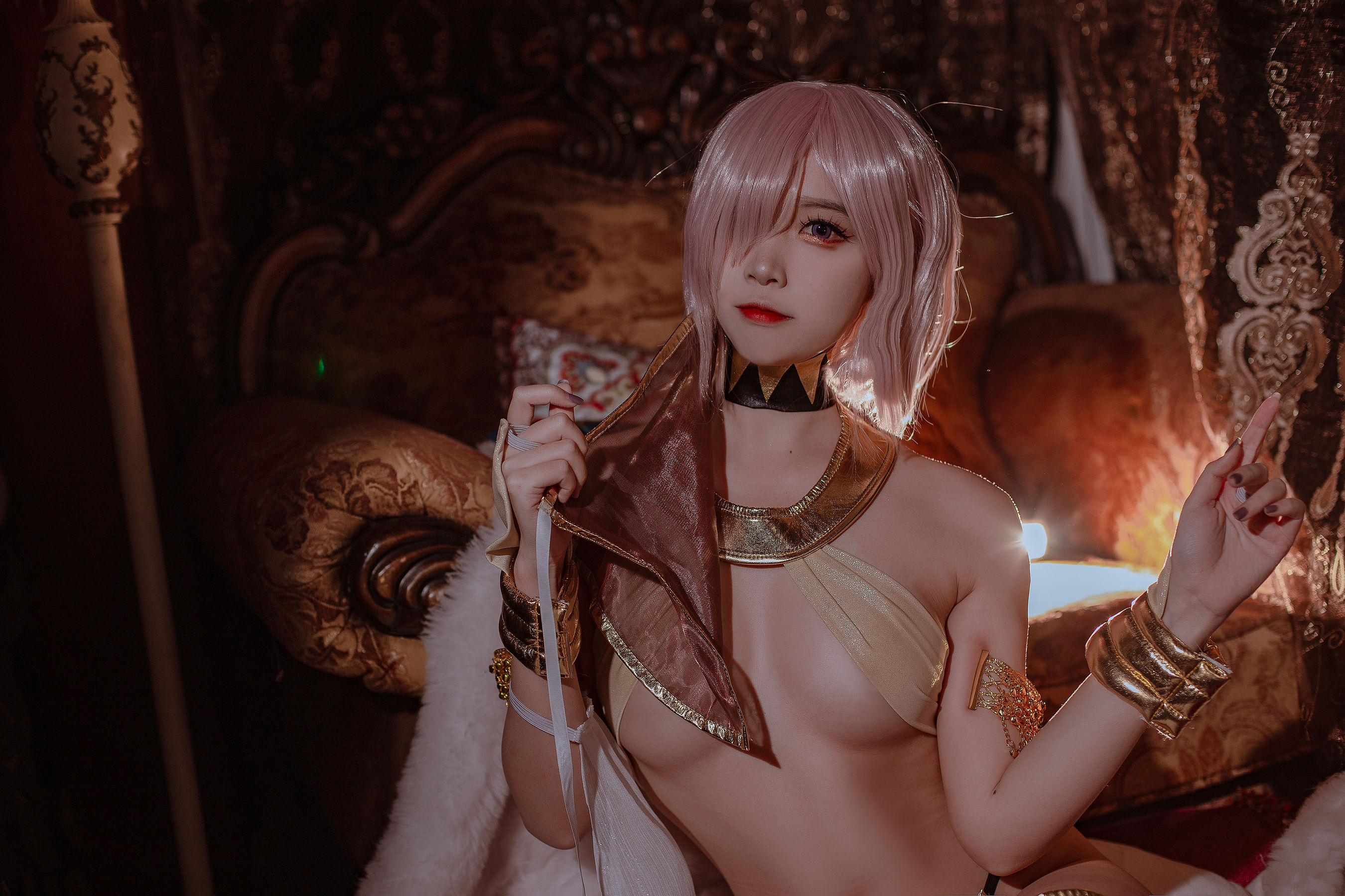 [COS福利] 人气Coser二佐Nisa - fate玛修舞娘