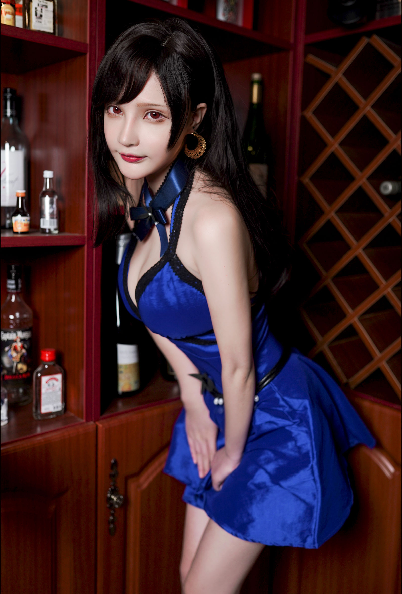 [COS福利] 千夜未来（Senya Miku）- 蒂法连衣裙