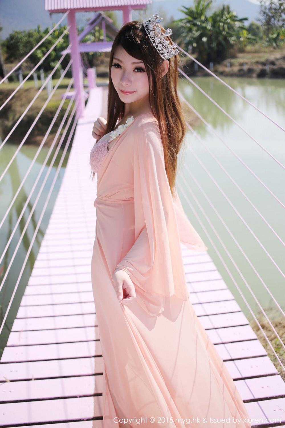 MARA醬《泰国清迈旅拍》牛仔热裤+唯美薄纱 [美媛馆MyGirl] Vol.094
