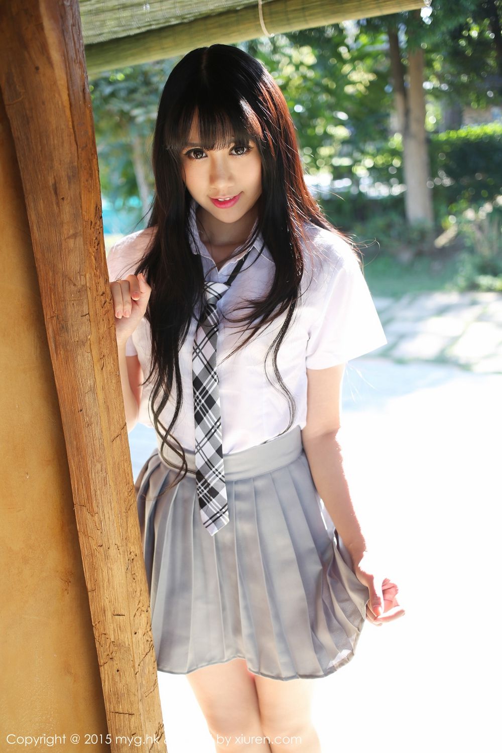杨晓青儿《比基尼+校服外拍》 [美媛馆MyGirl] Vol.096