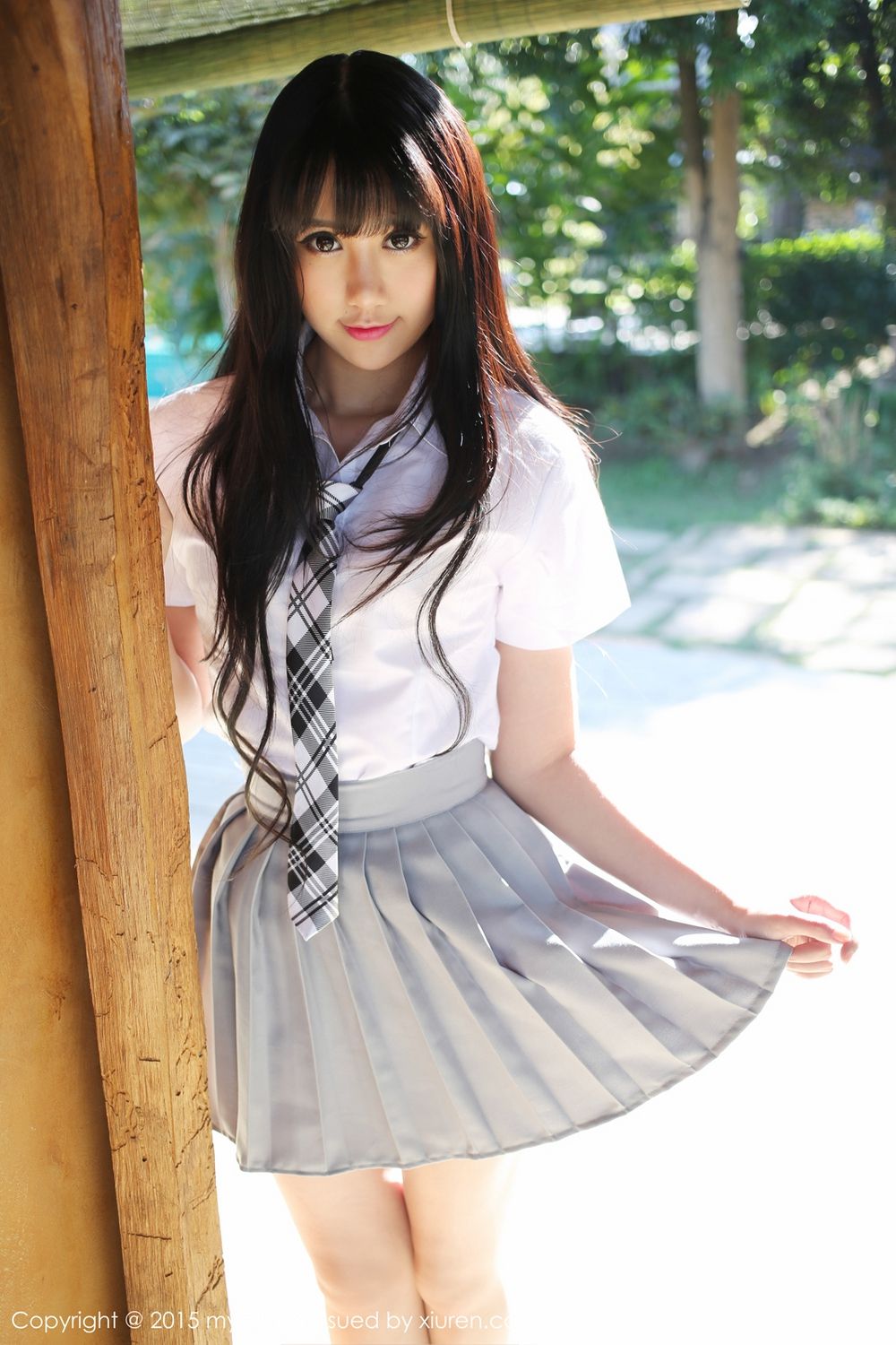 杨晓青儿《比基尼+校服外拍》 [美媛馆MyGirl] Vol.096