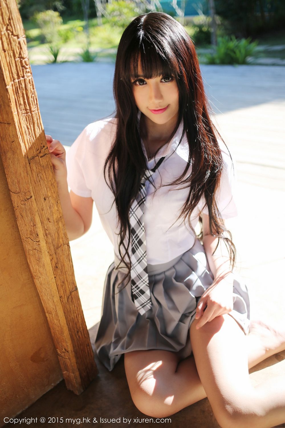 杨晓青儿《比基尼+校服外拍》 [美媛馆MyGirl] Vol.096