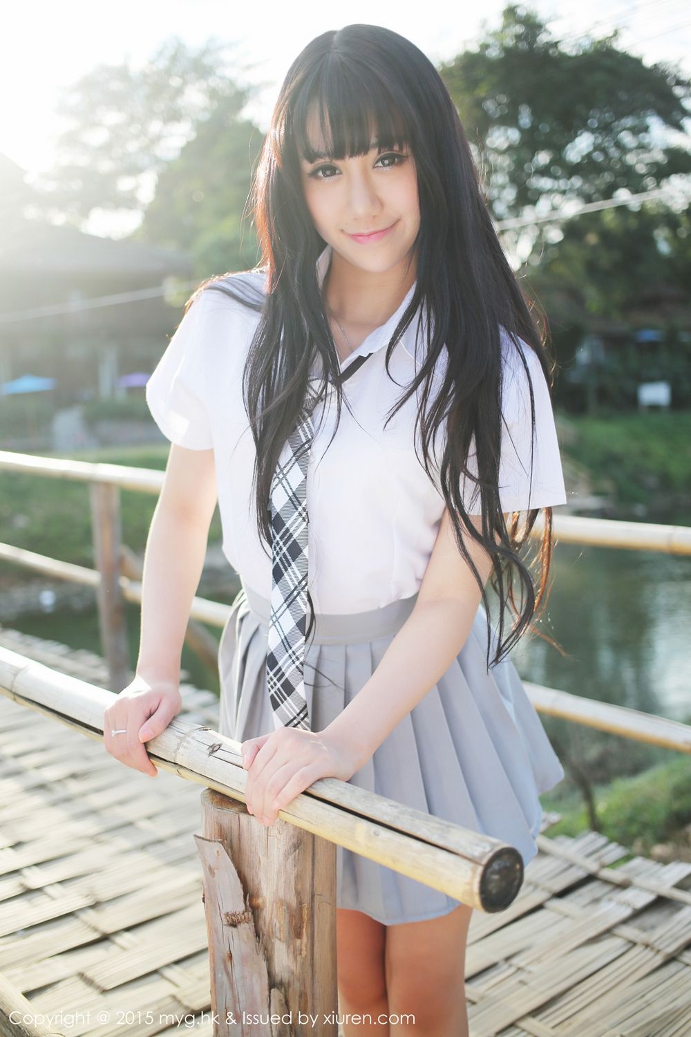 杨晓青儿《比基尼+校服外拍》 [美媛馆MyGirl] Vol.096