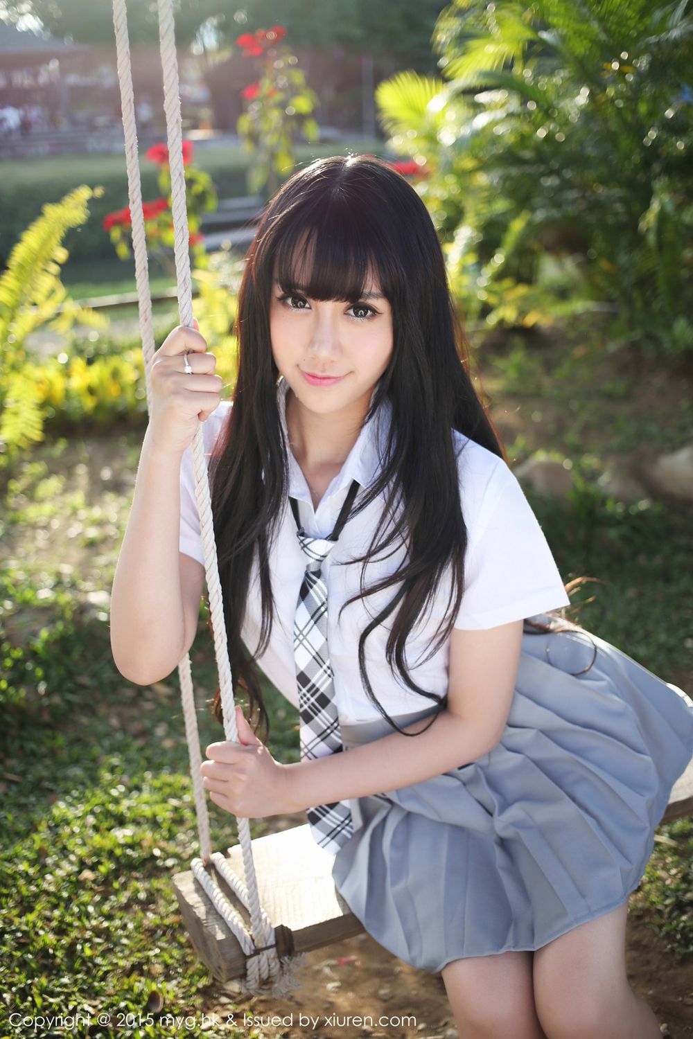 杨晓青儿《比基尼+校服外拍》 [美媛馆MyGirl] Vol.096