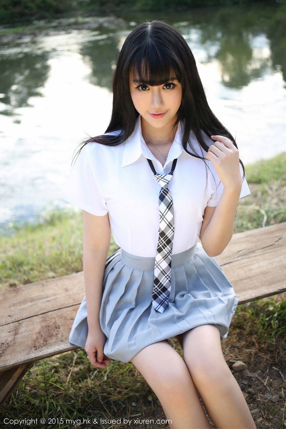 杨晓青儿《比基尼+校服外拍》 [美媛馆MyGirl] Vol.096