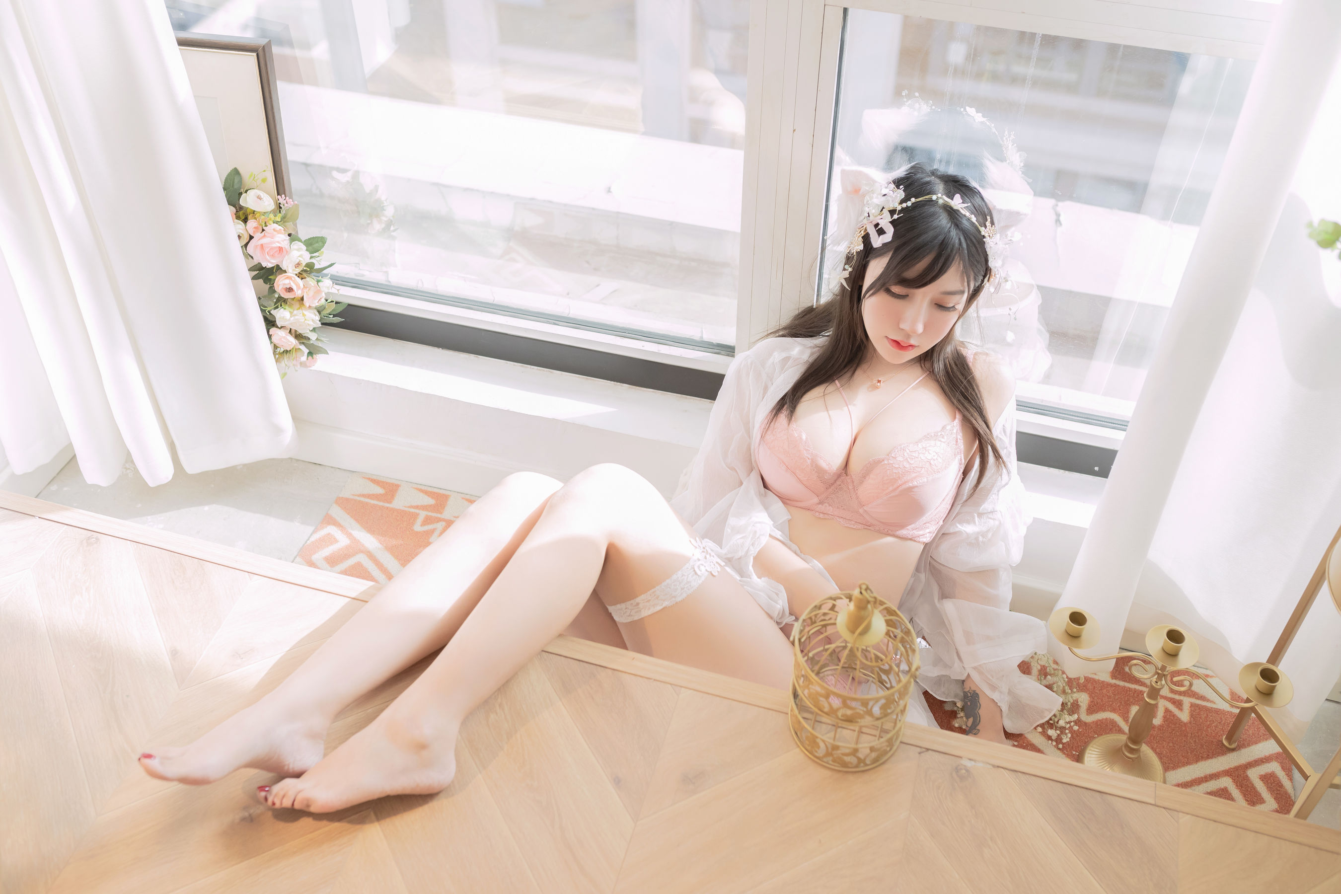 [COS福利] 巨乳猫九酱Sakura - 花の贰拾歲