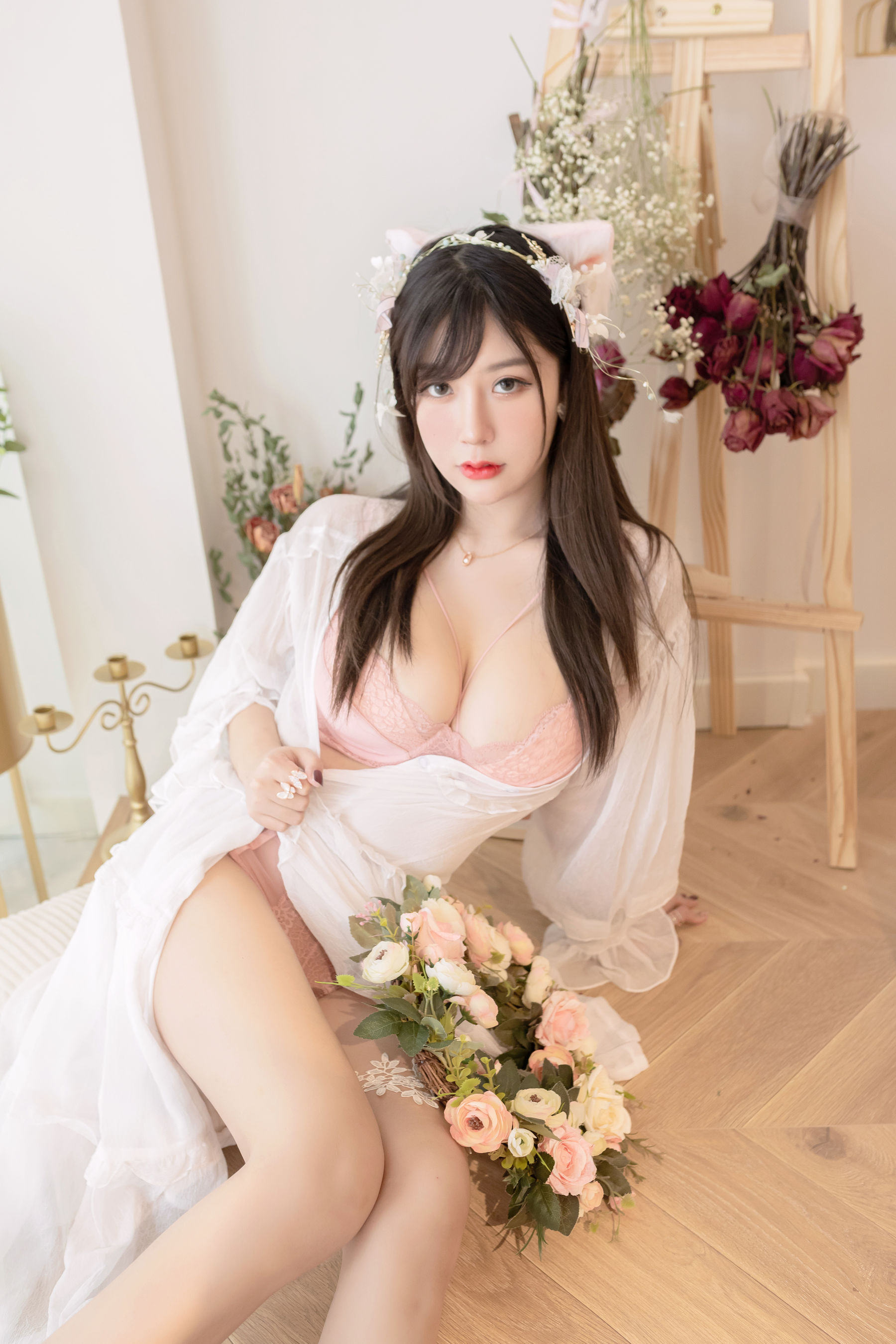 [COS福利] 巨乳猫九酱Sakura - 花の贰拾歲