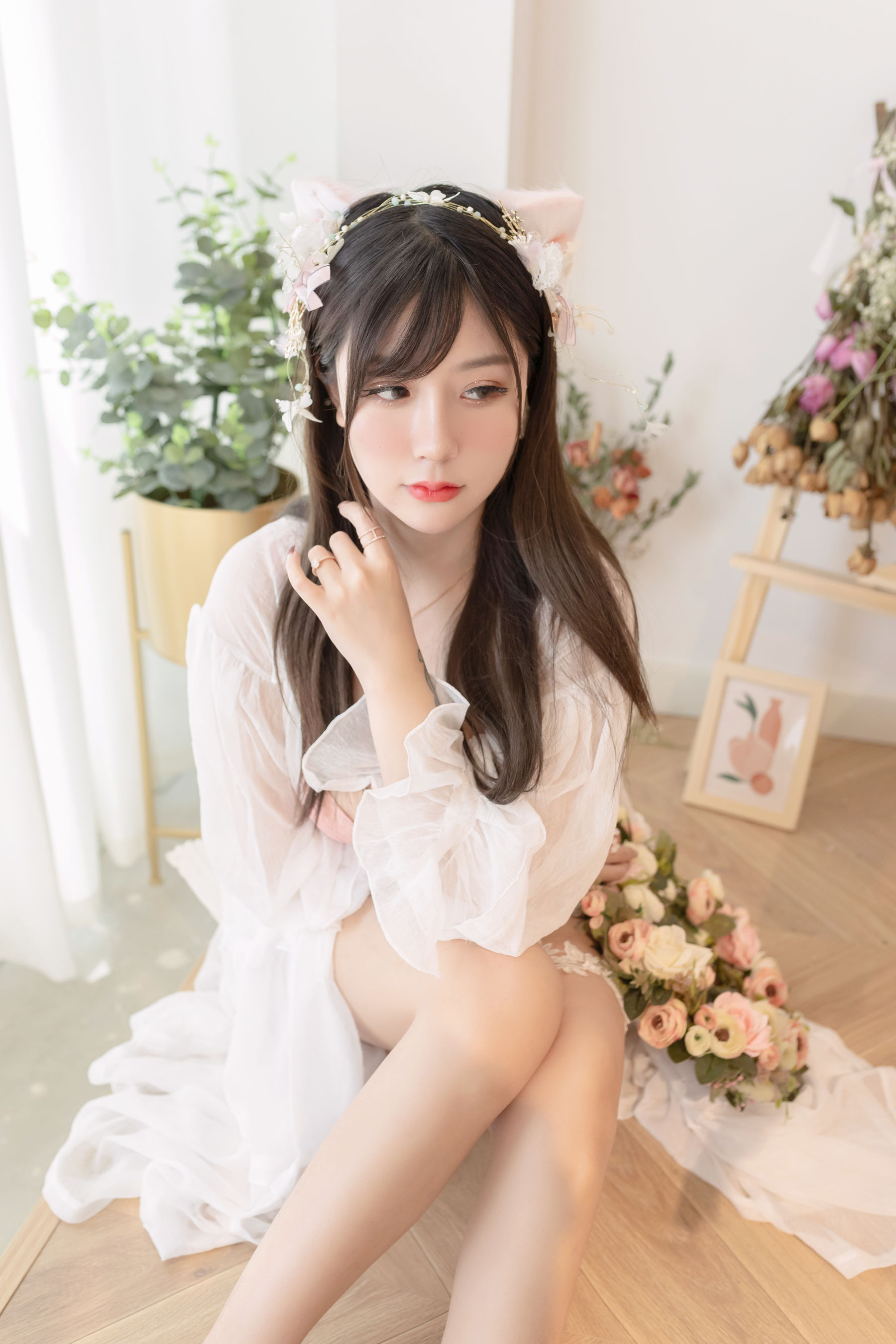 [COS福利] 巨乳猫九酱Sakura - 花の贰拾歲