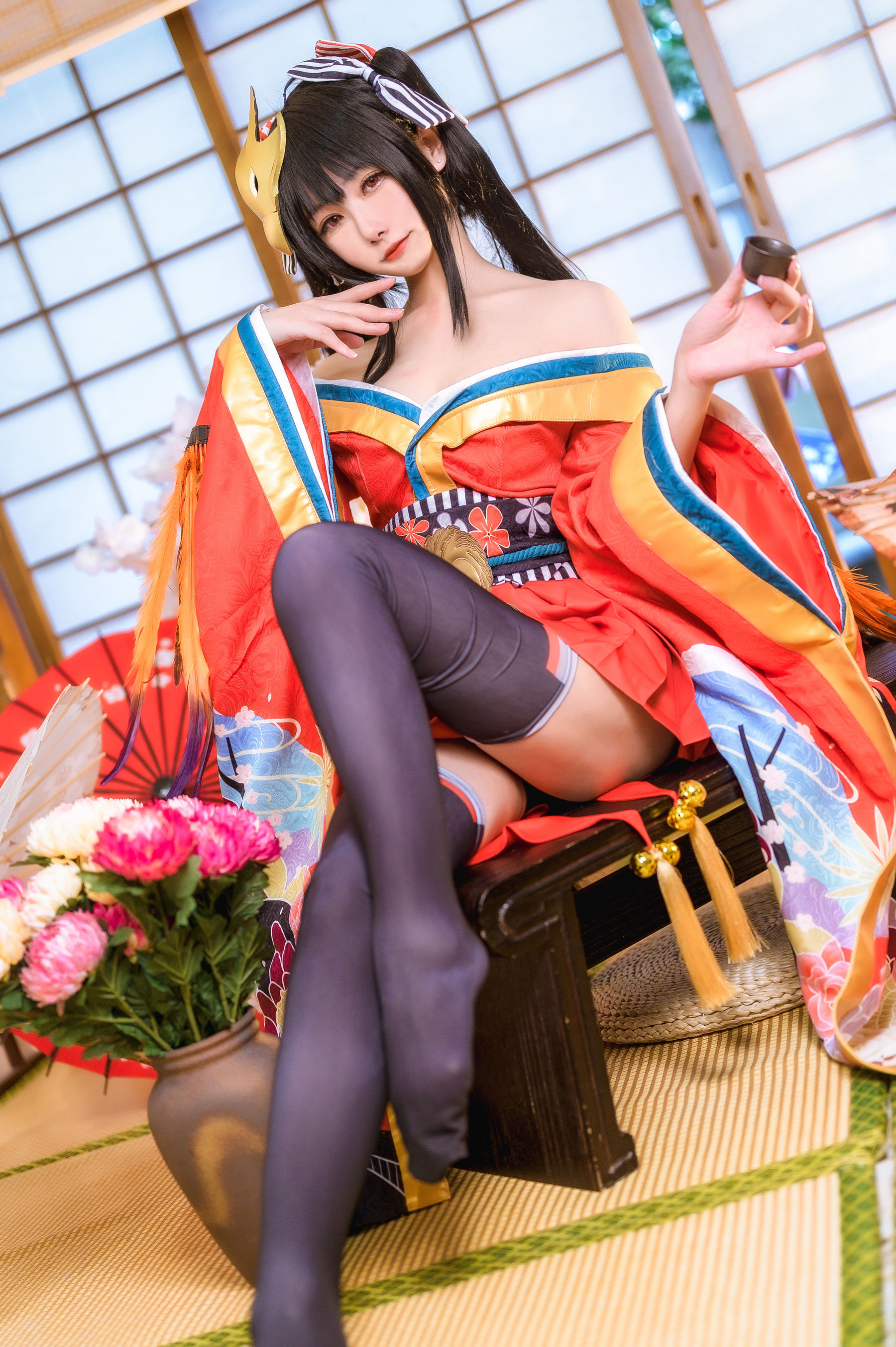 [COS福利] 微博妹子Momoko葵葵 - 大凤之和服