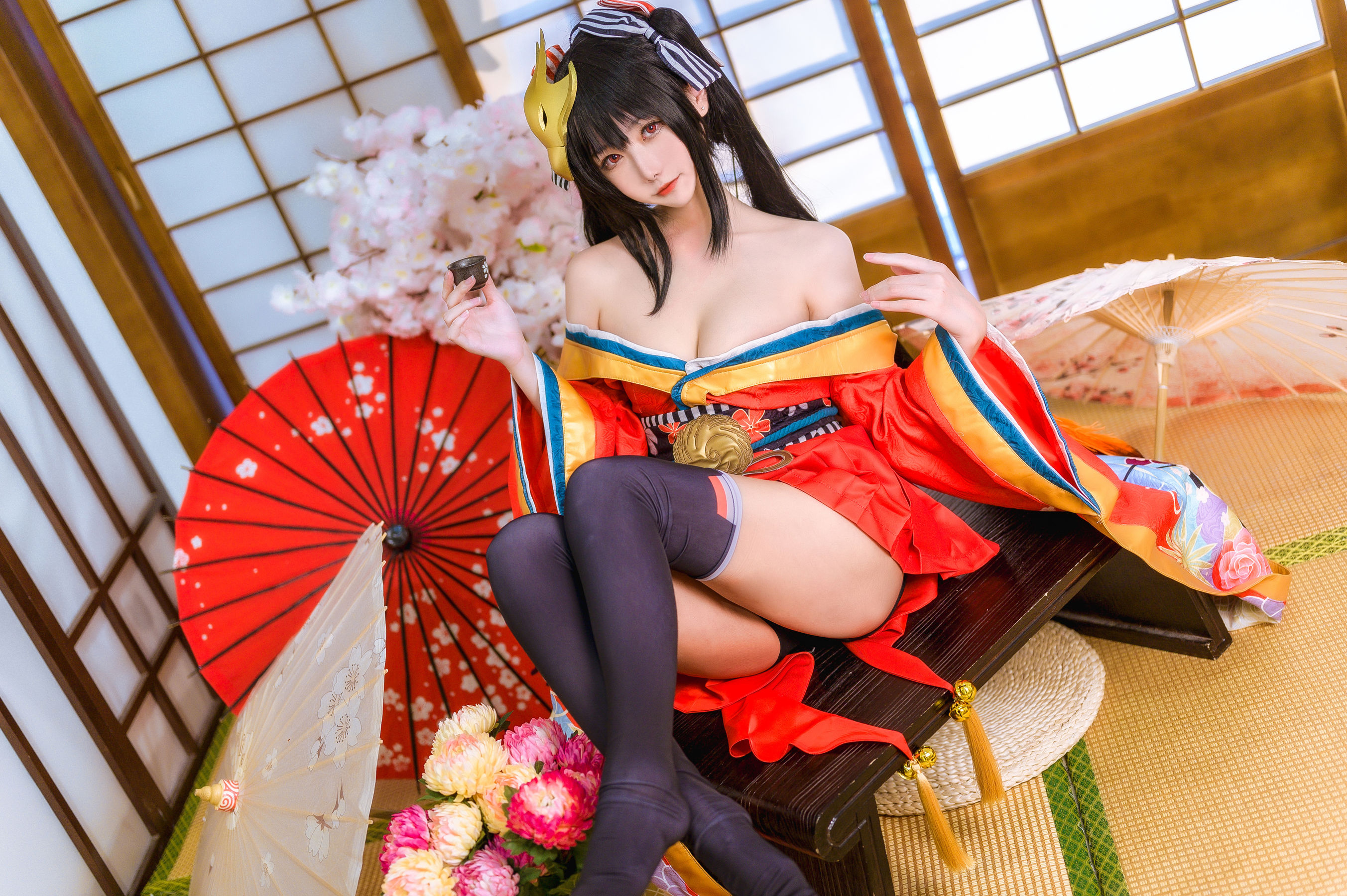 [COS福利] 微博妹子Momoko葵葵 - 大凤之和服