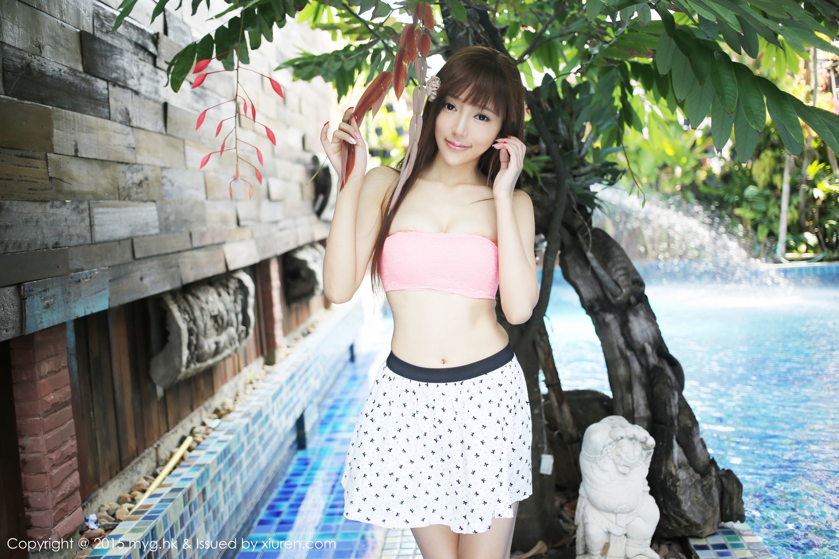 王馨瑶yanni《泰国清迈旅拍》清新超短裙系列 [美媛馆MyGirl] Vol.098