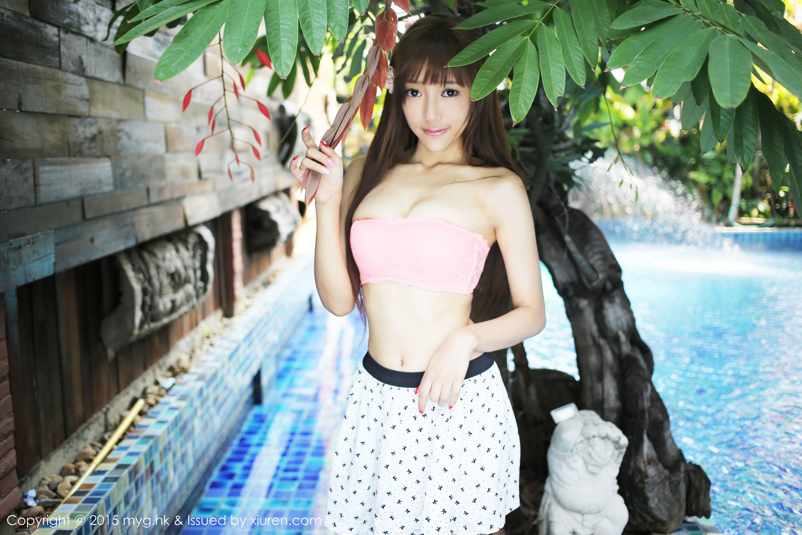 王馨瑶yanni《泰国清迈旅拍》清新超短裙系列 [美媛馆MyGirl] Vol.098