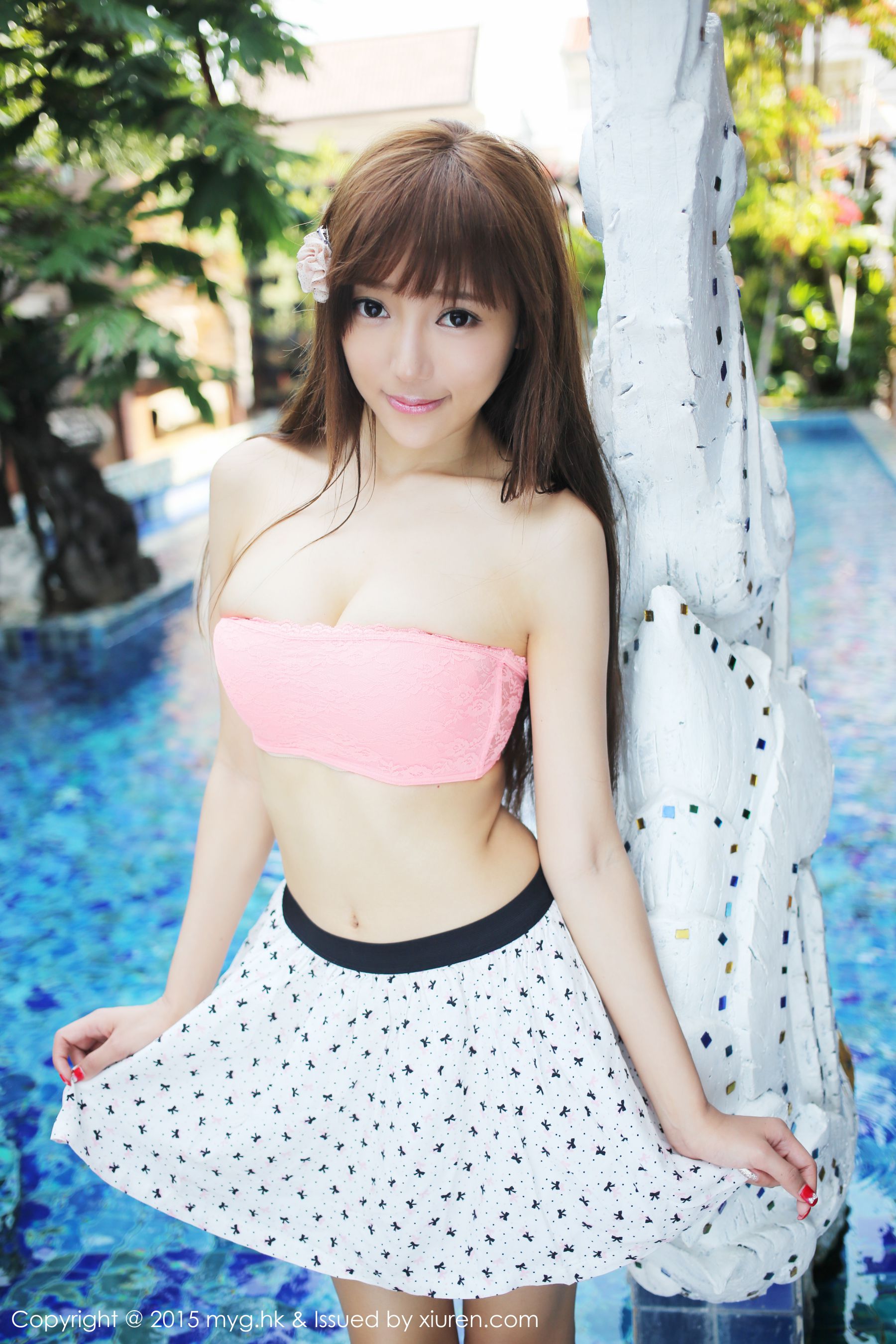 王馨瑶yanni《泰国清迈旅拍》清新超短裙系列 [美媛馆MyGirl] Vol.098