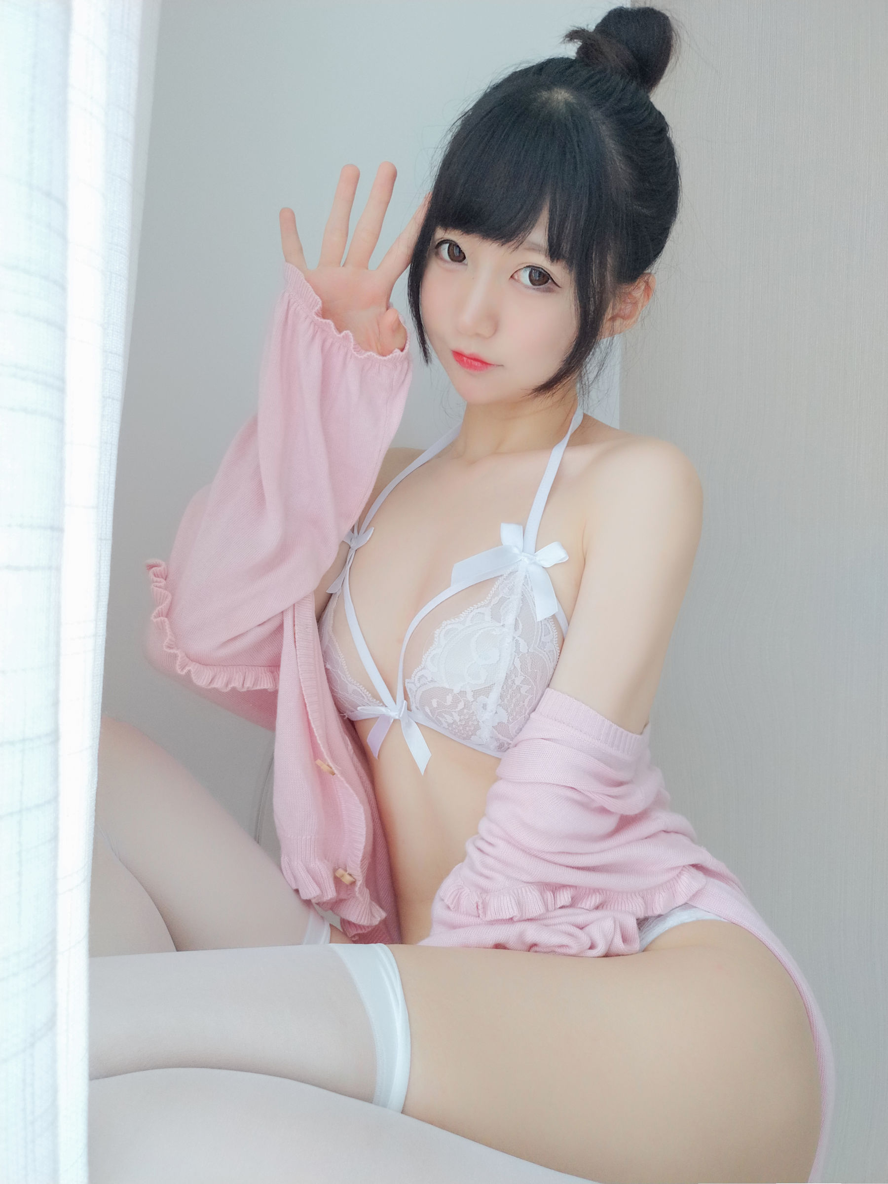 [COS福利] NAGISA魔物喵[fantia] - 夏のレースの下着