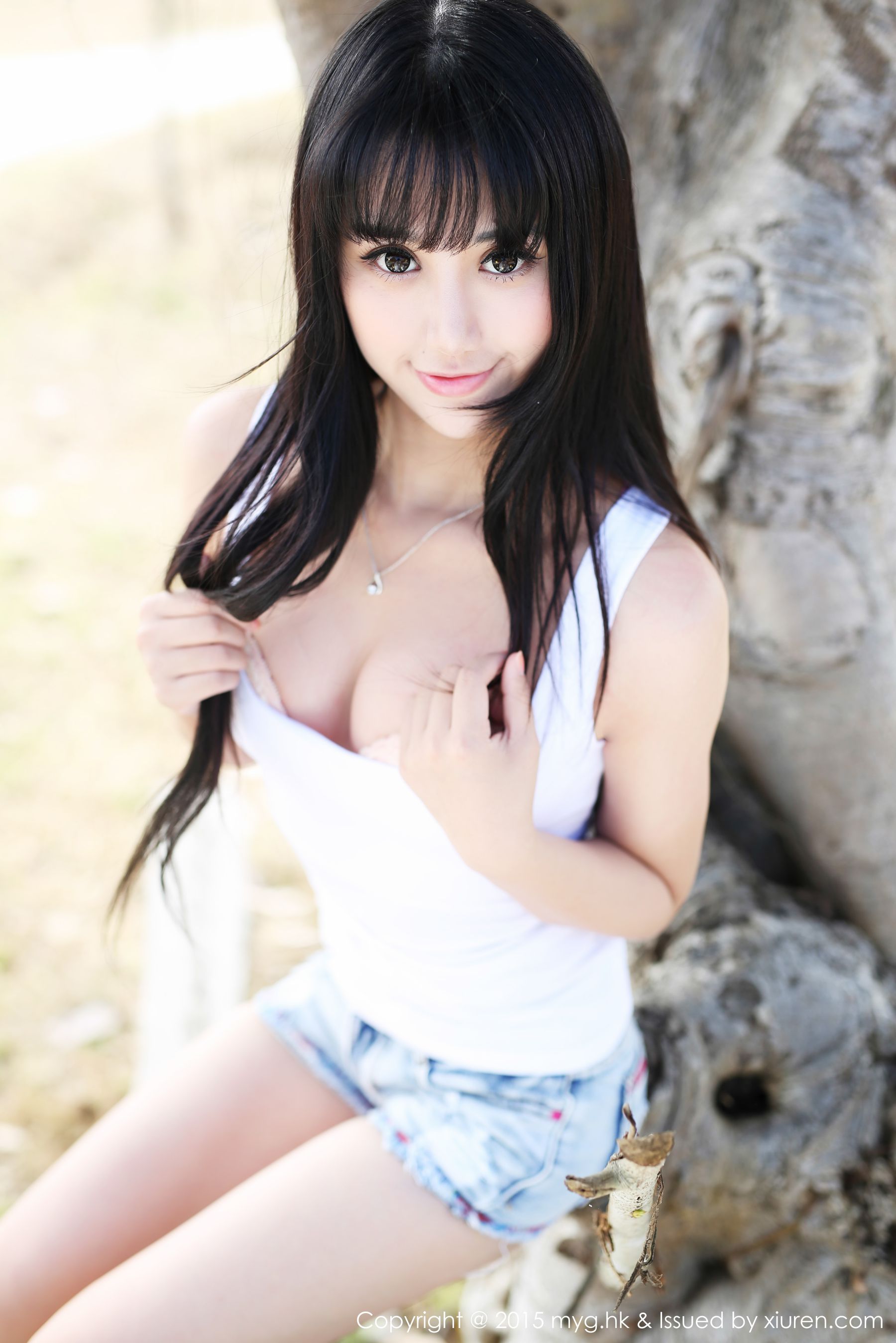 杨晓青儿《泰国Pai县》校服+热裤+内衣 [美媛馆MyGirl] Vol.099
