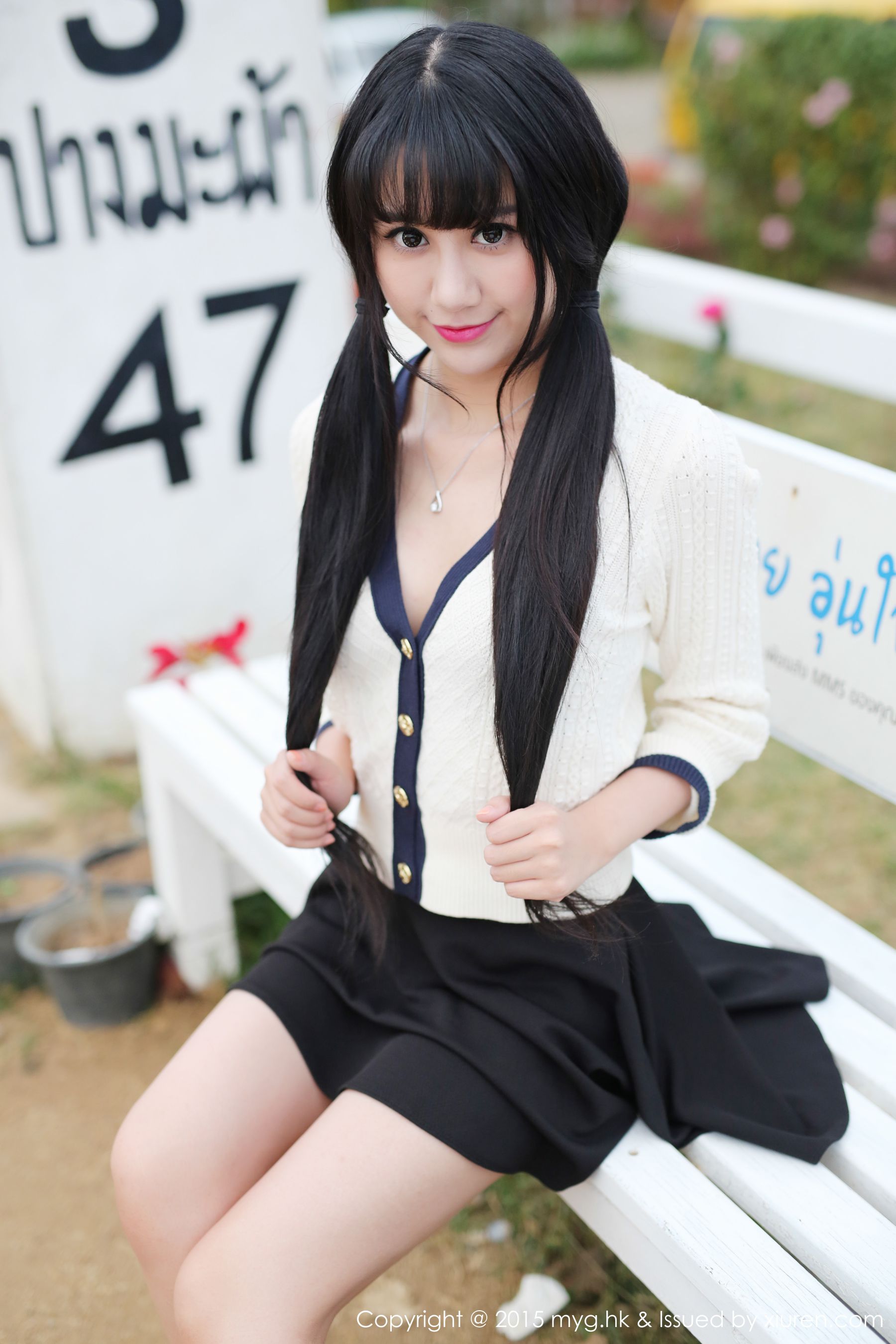杨晓青儿《丁字裤翘臀+街拍系列》 [美媛馆MyGirl] Vol.102