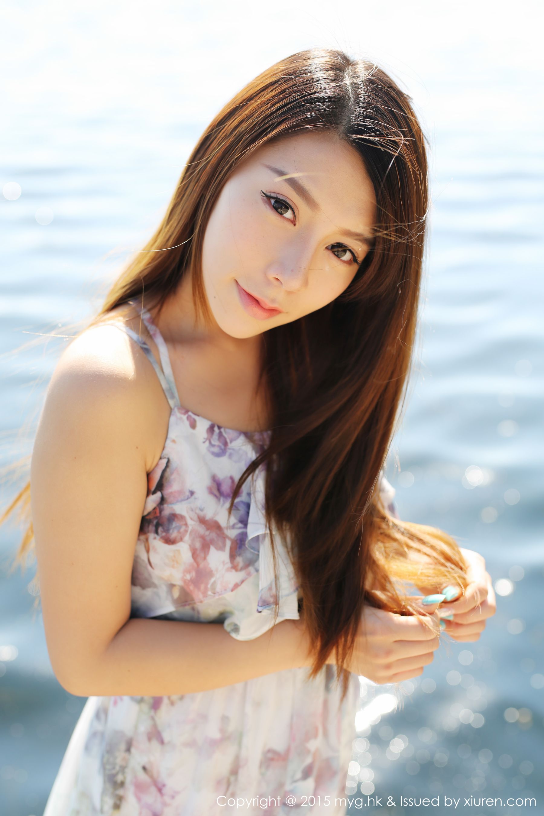 Vetiver嘉宝贝儿《小清新唯美长裙+牛仔装》 [美媛馆MyGirl] Vol.106
