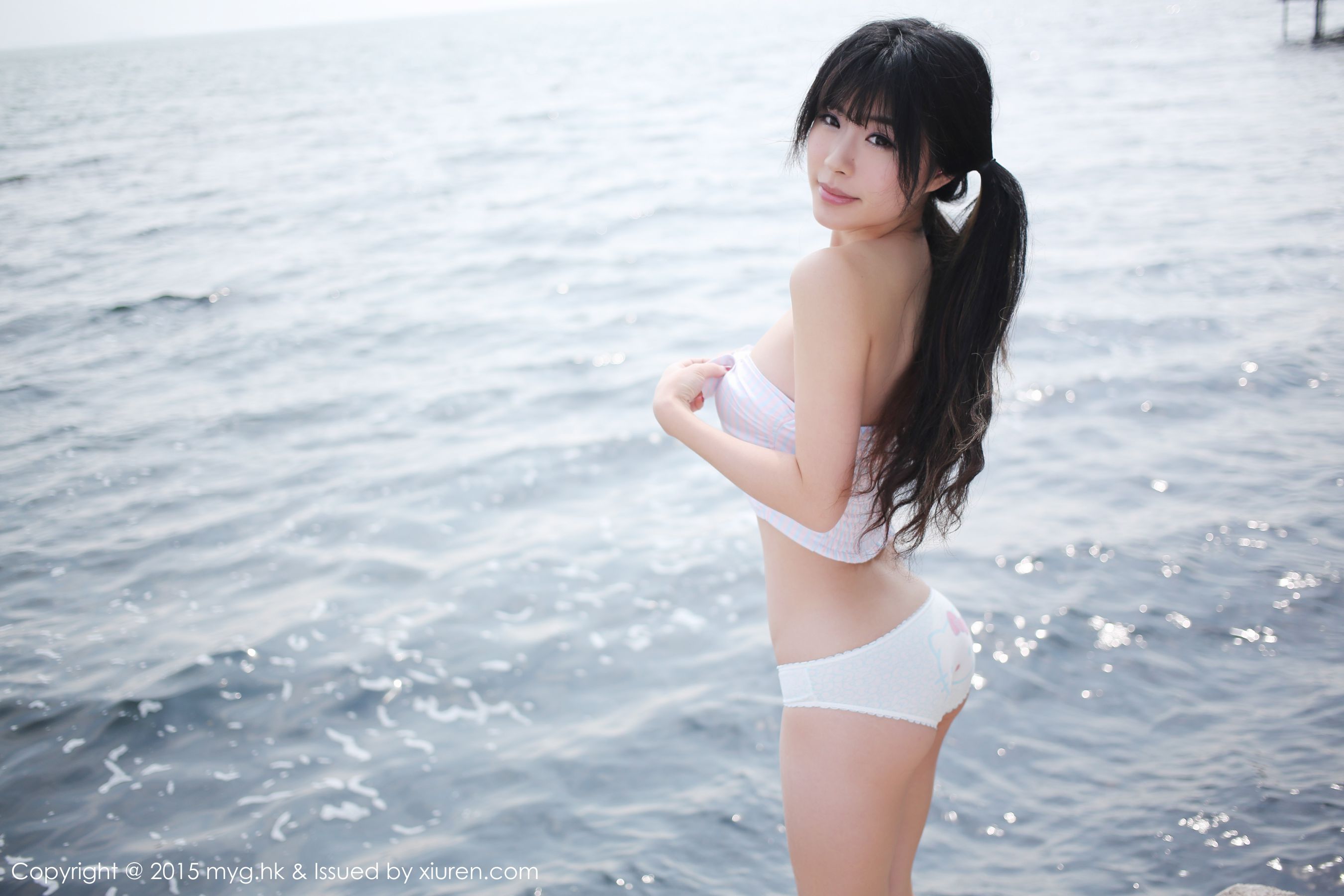 刘雪妮Verna《大理旅拍》内衣+英伦校服 [美媛馆MyGirl] Vol.108