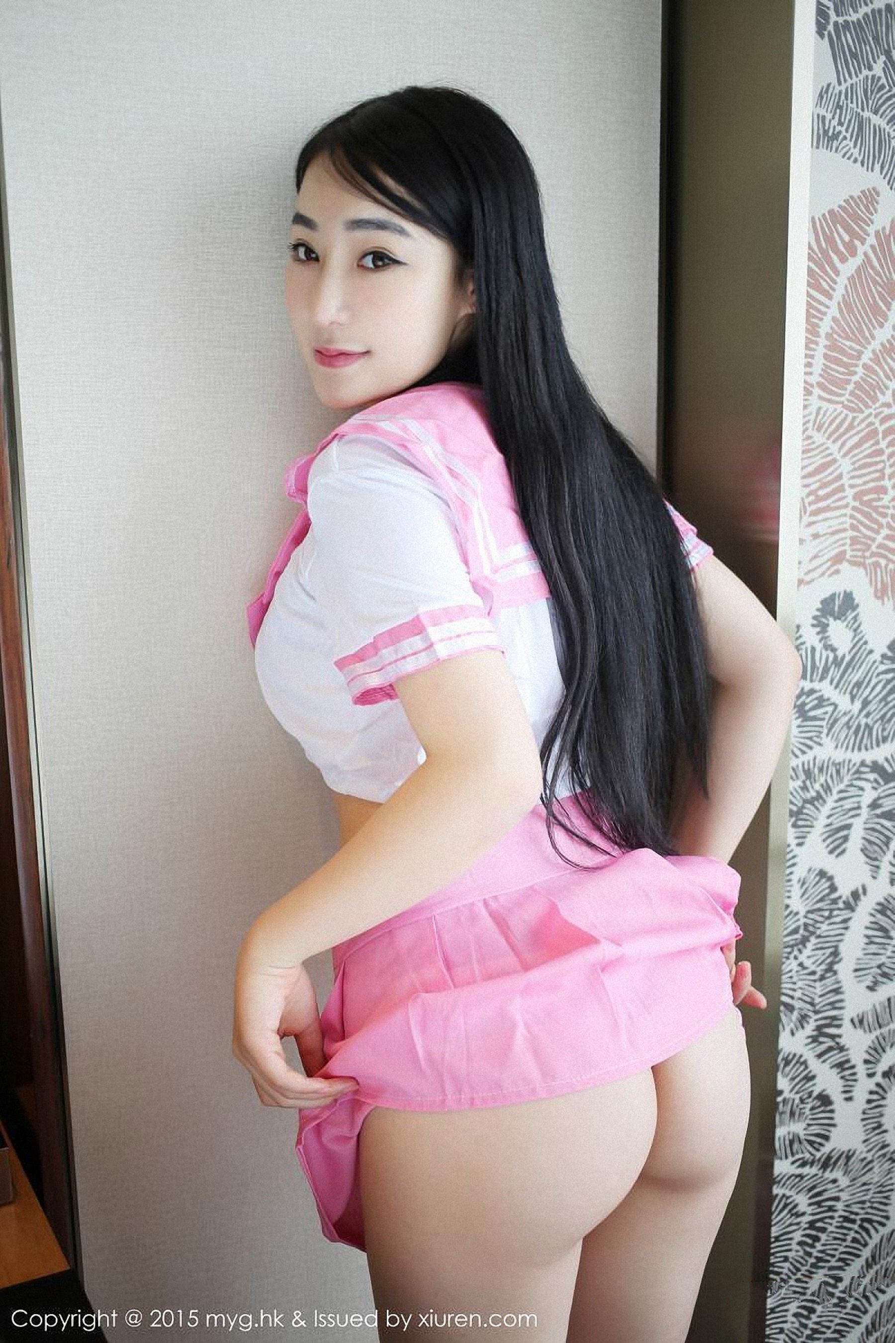 模特小妮《内衣+学生制服》 [美媛馆MyGirl] Vol.121