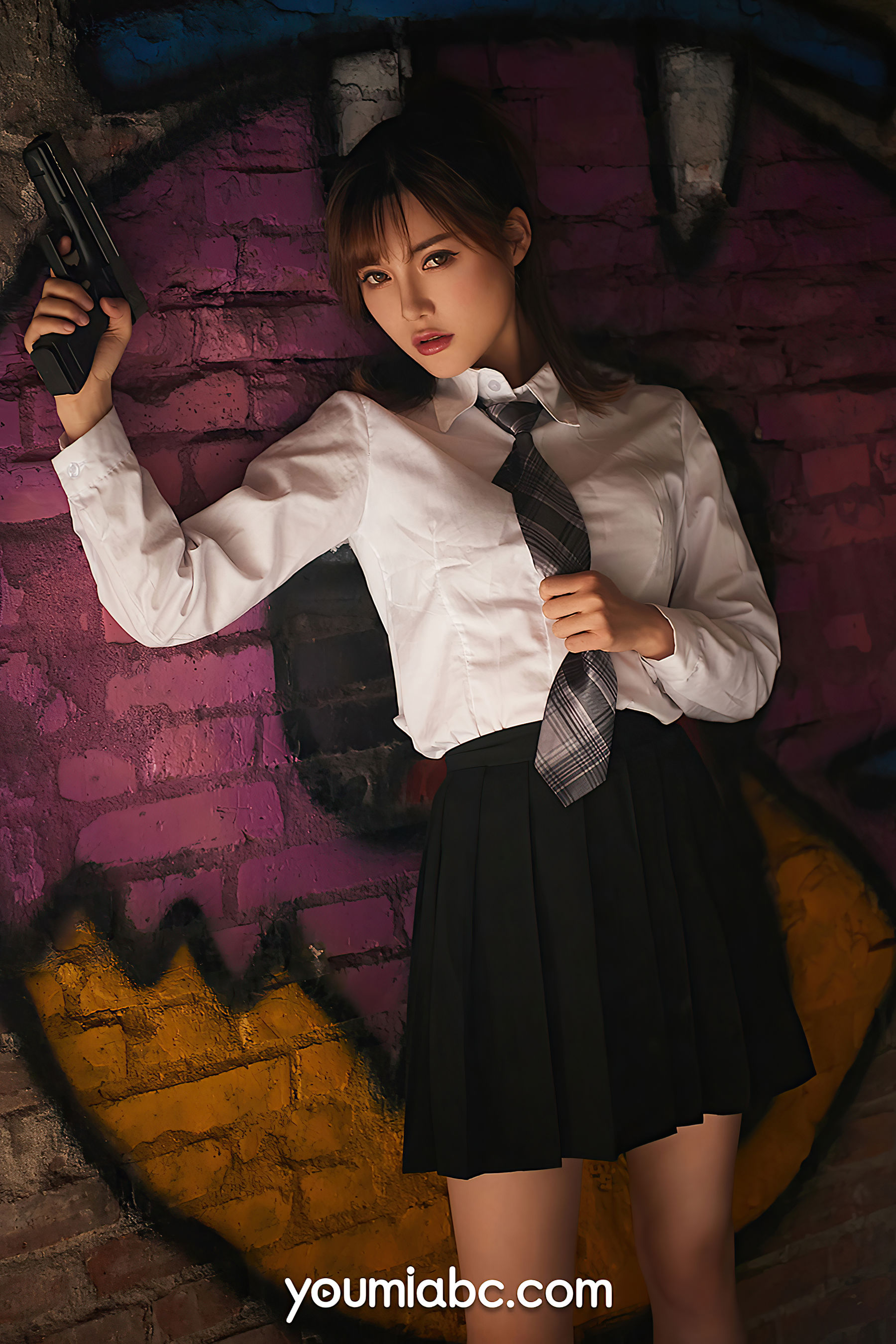 [尤蜜YouMi]  奶茶Emily 火辣女特工