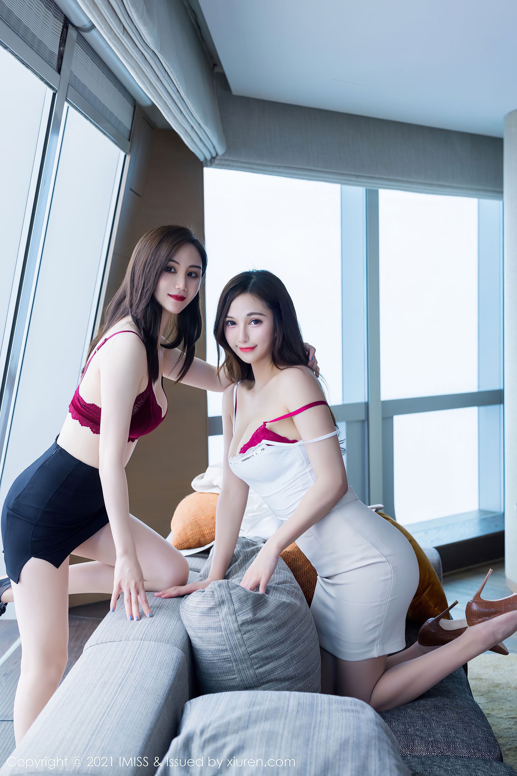[爱蜜社IMiss] Vol.570 @Lavinia肉肉 & @SISY思