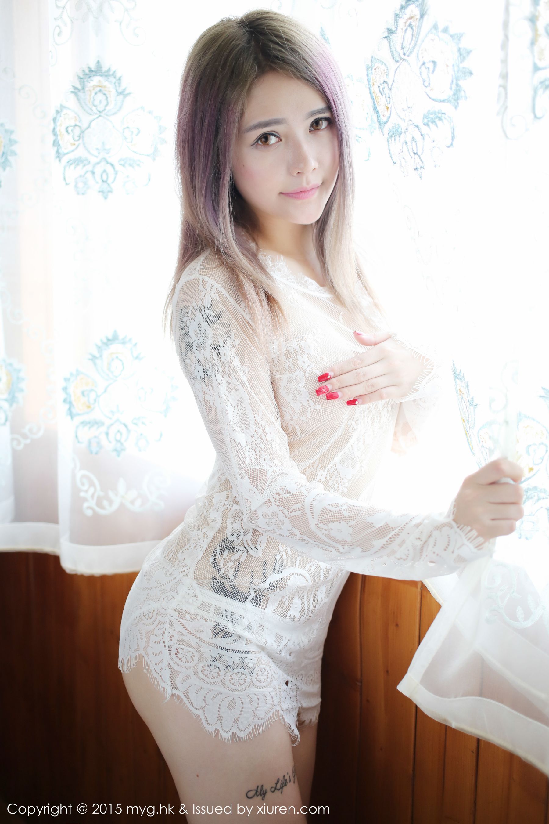 李雪婷Anna《初登场》蕾丝、透视内衣 [美媛馆MyGirl] Vol.127