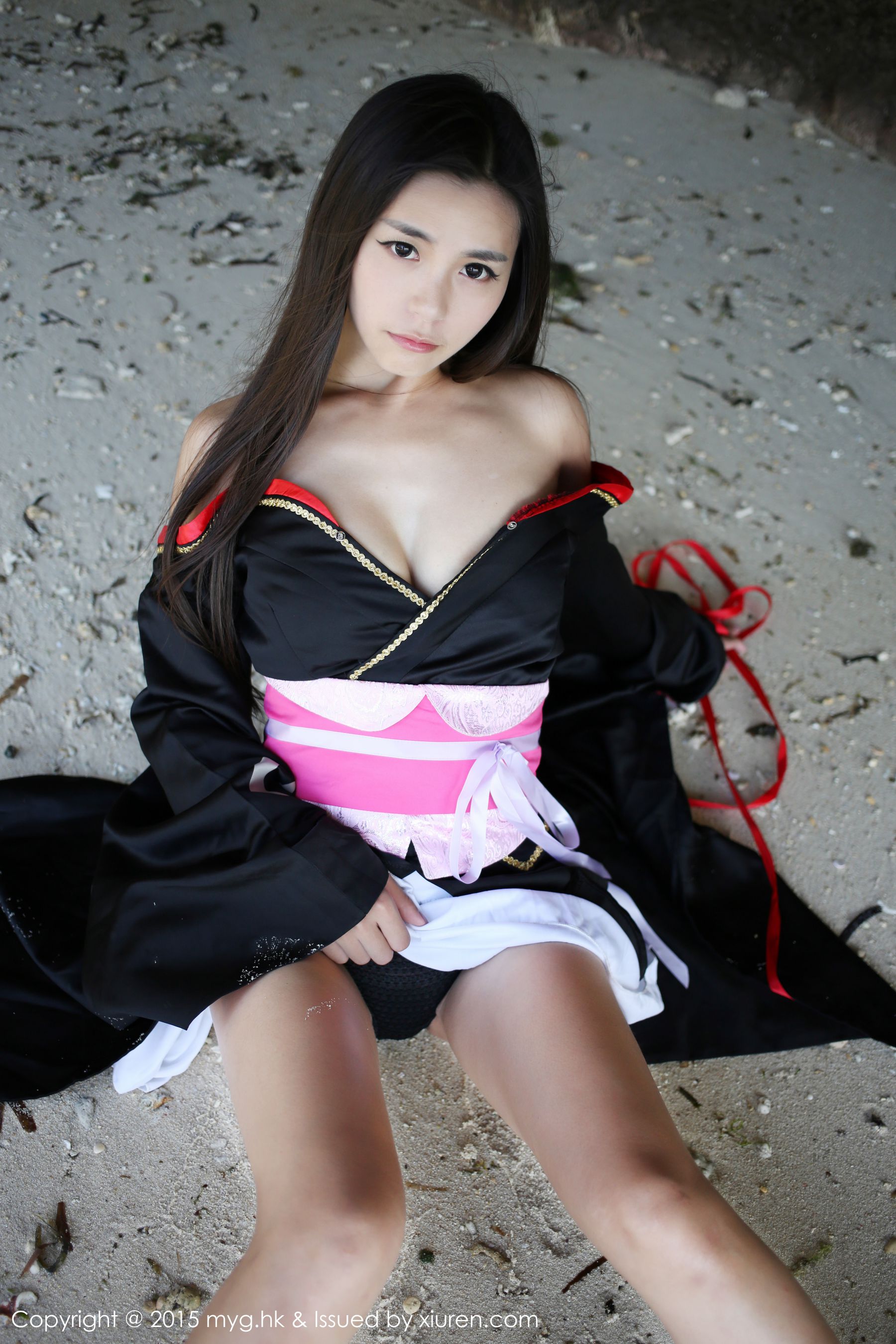 moa小姐《日本和服主题》 [美媛馆MyGirl] Vol.136