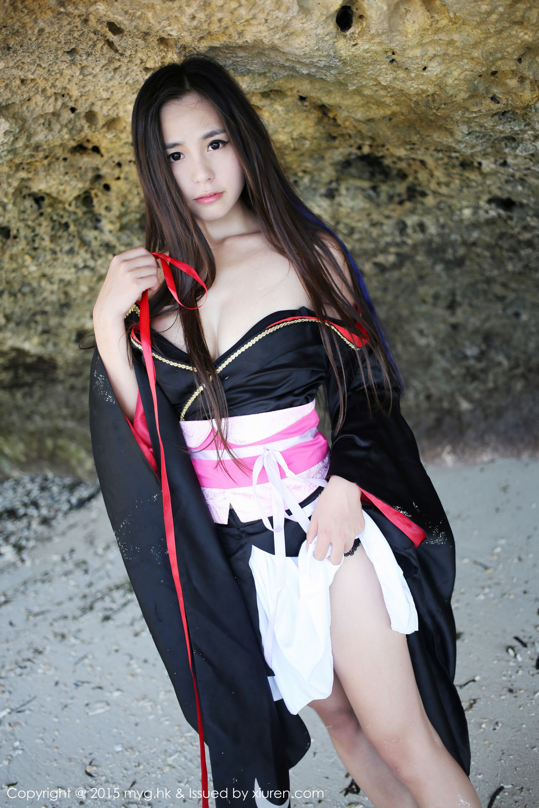 moa小姐《日本和服主题》 [美媛馆MyGirl] Vol.136