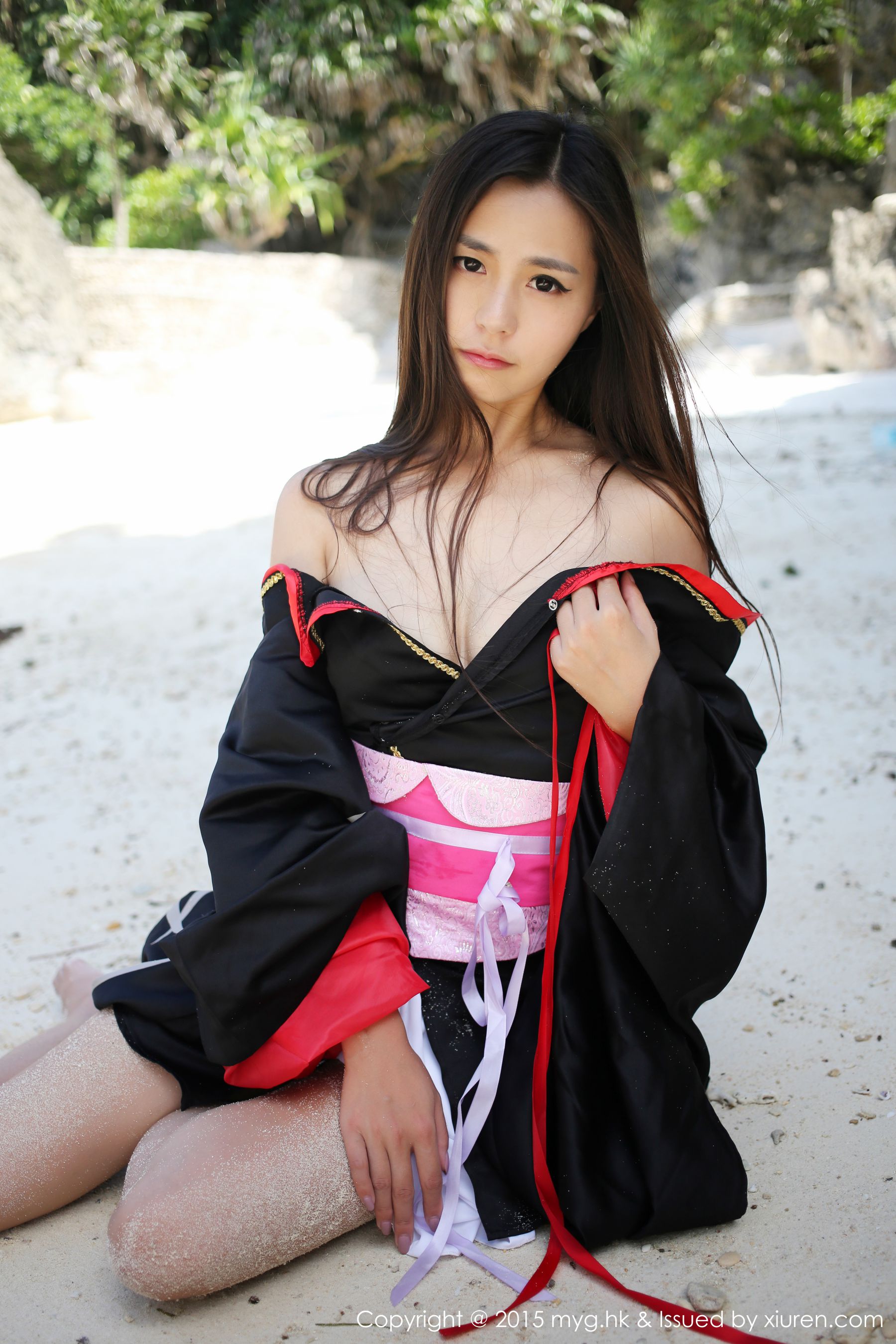 moa小姐《日本和服主题》 [美媛馆MyGirl] Vol.136