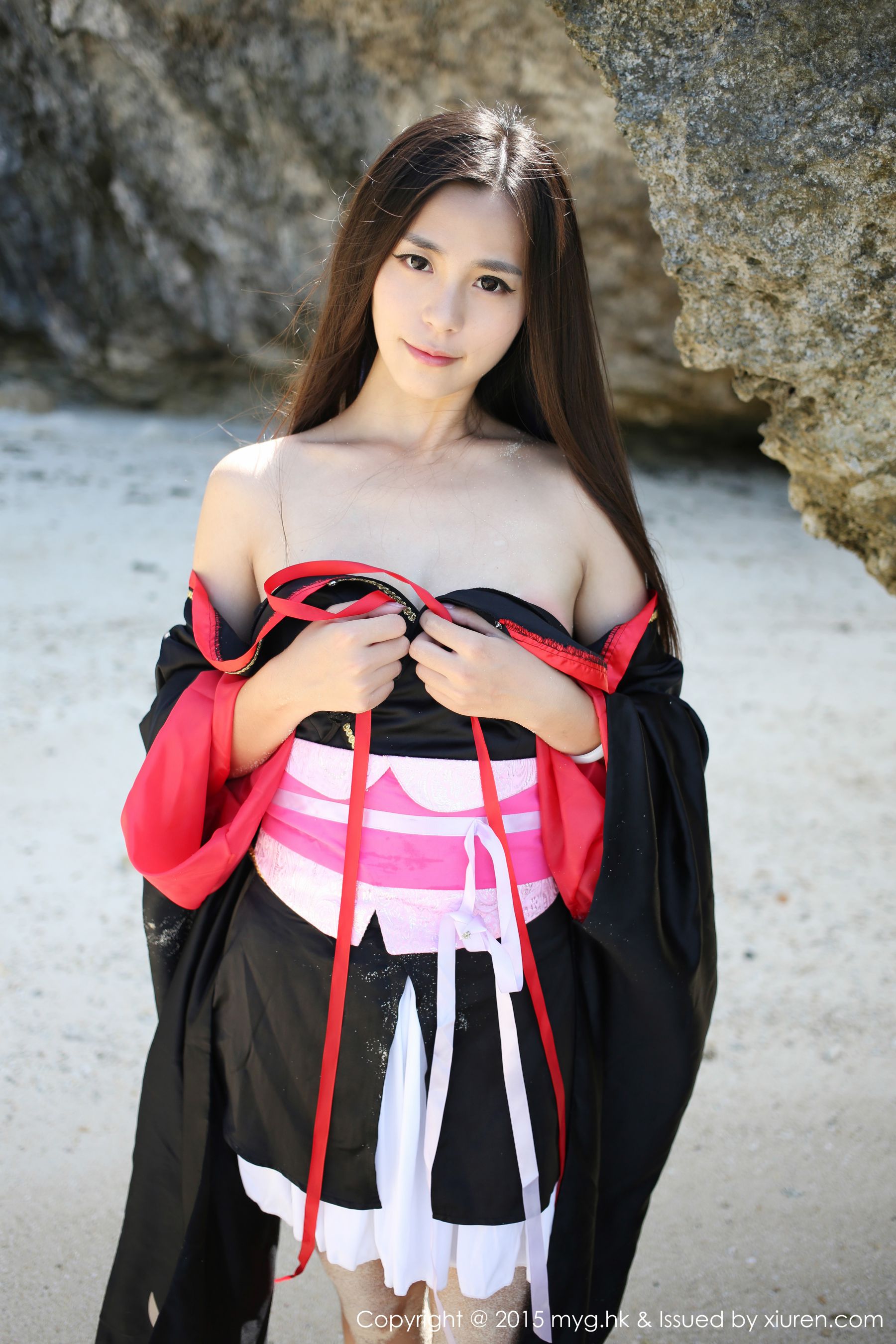 moa小姐《日本和服主题》 [美媛馆MyGirl] Vol.136