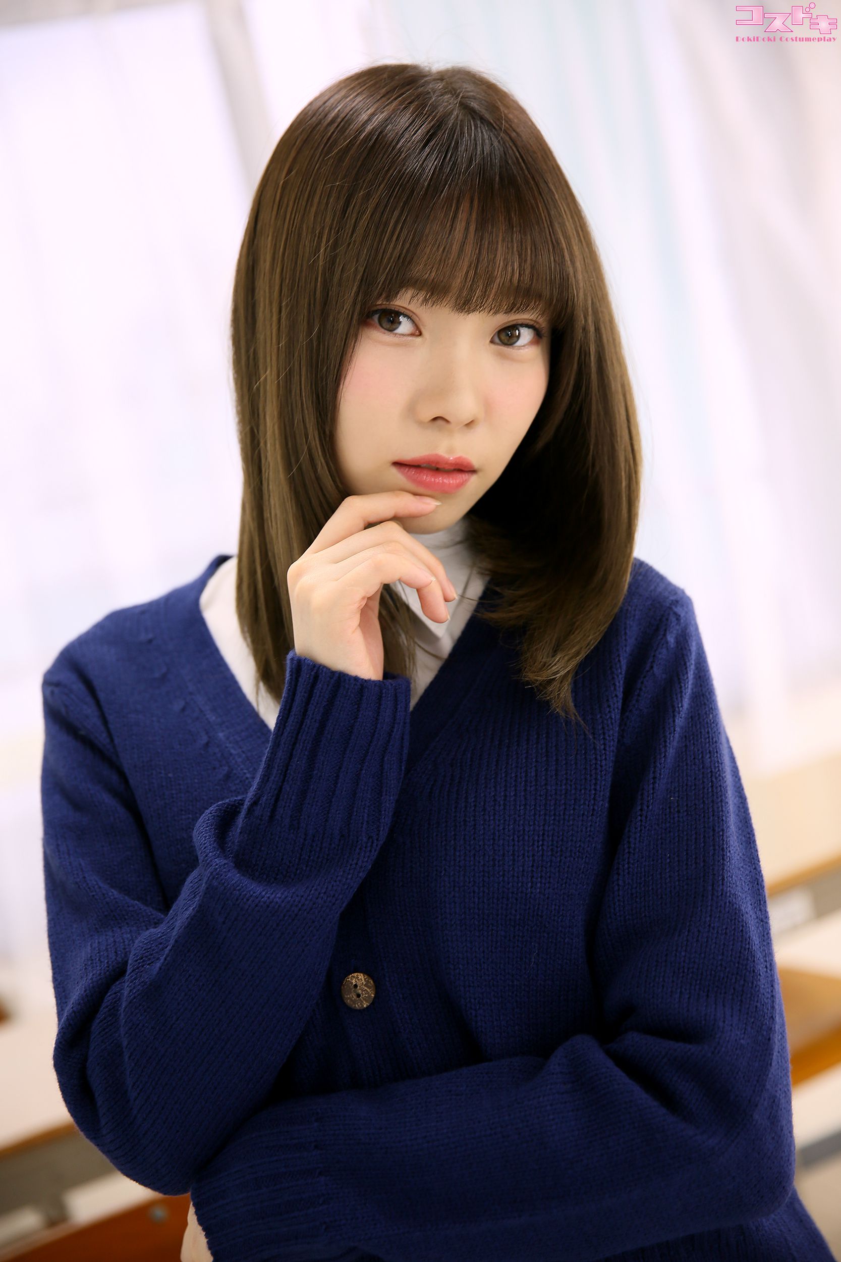 [Cosdoki] Arisa Takanashi 高梨有紗 takanashiarisa_pic_seifukucardigan1