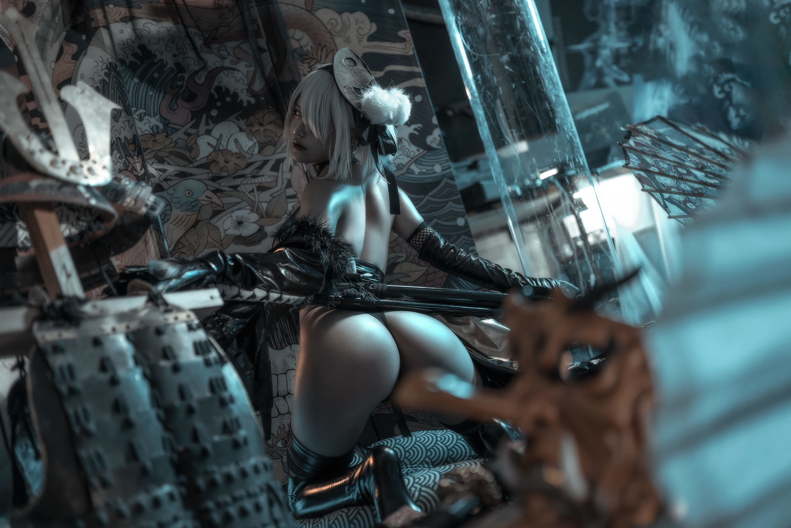 [COS福利] 一笑芳香沁写真 - 忍者2B