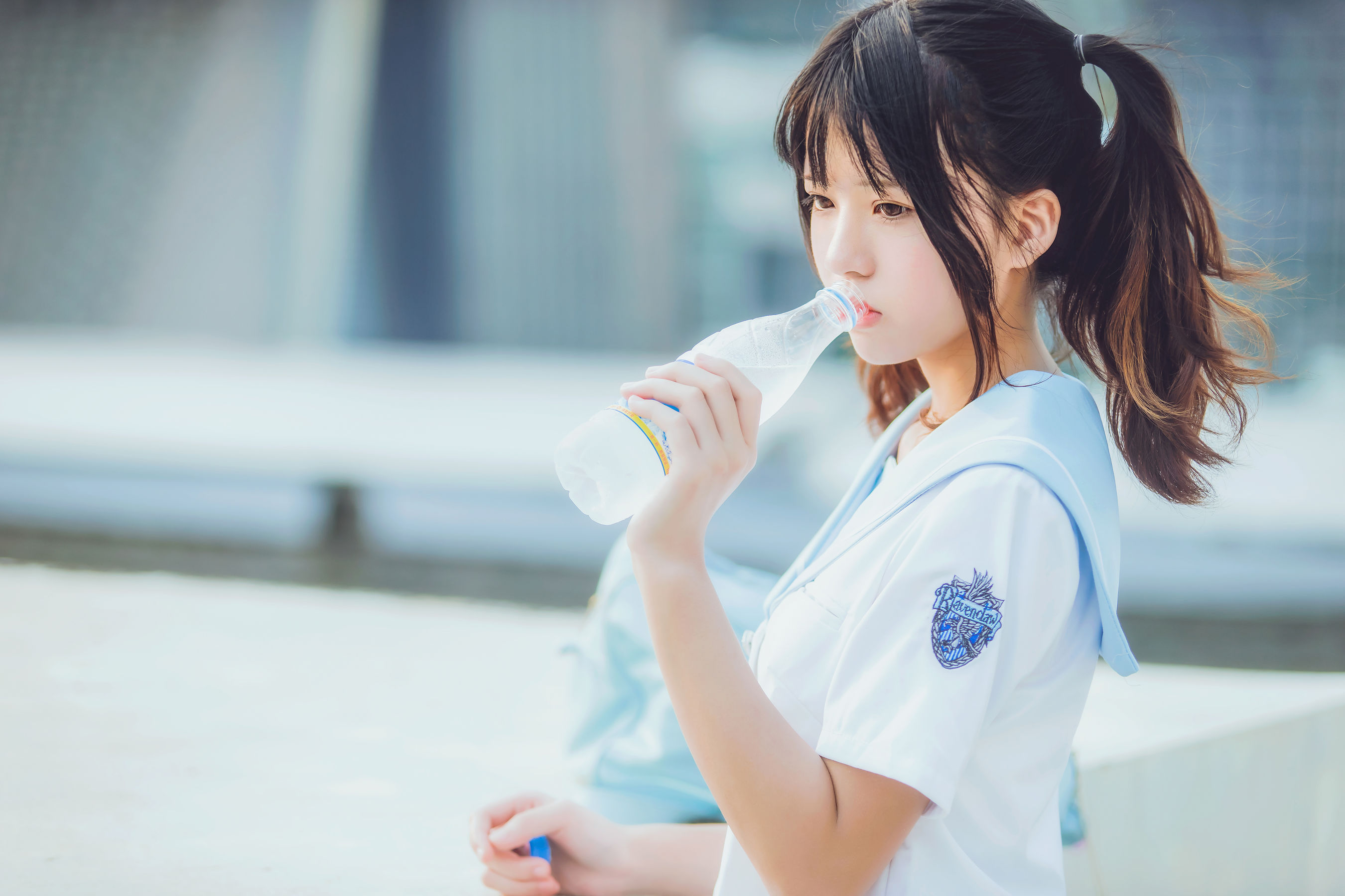 [COS福利] 桜桃喵 - 少女之微风轻轻起