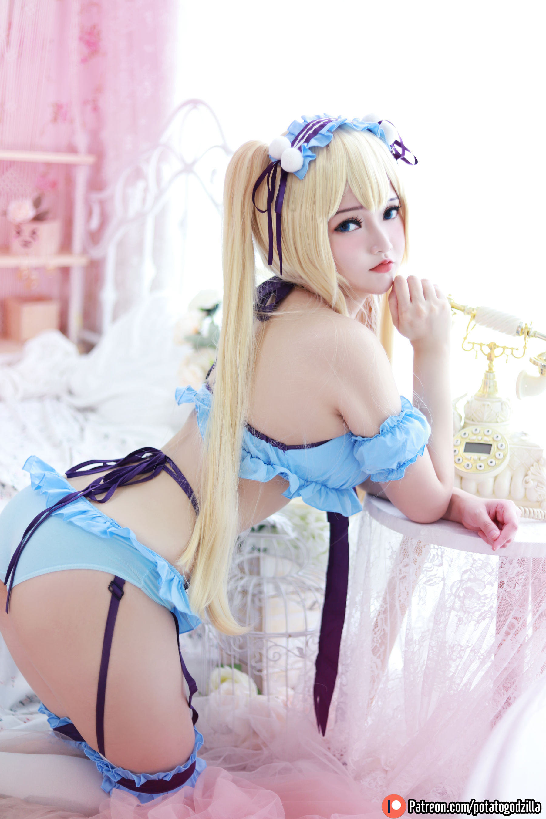 [COS福利] Coser小姐姐Potato Godzilla - Eriri Spencer Sawamura