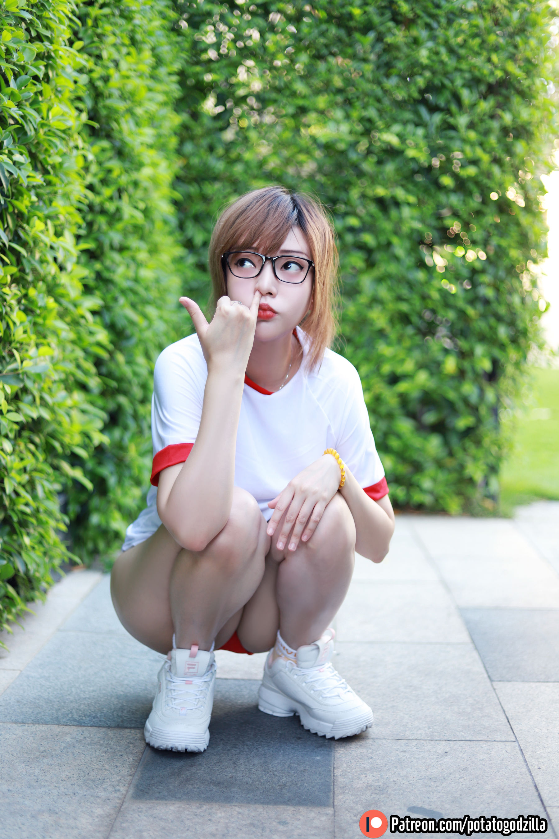 [COS福利] Coser小姐姐Potato Godzilla - Gym Uniform